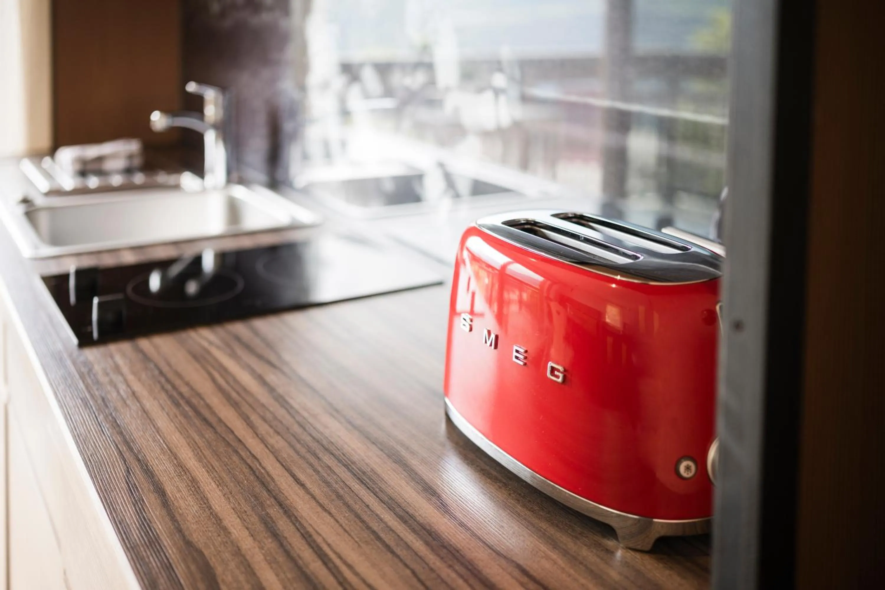 Kitchen or kitchenette in Pension Haus Tirol