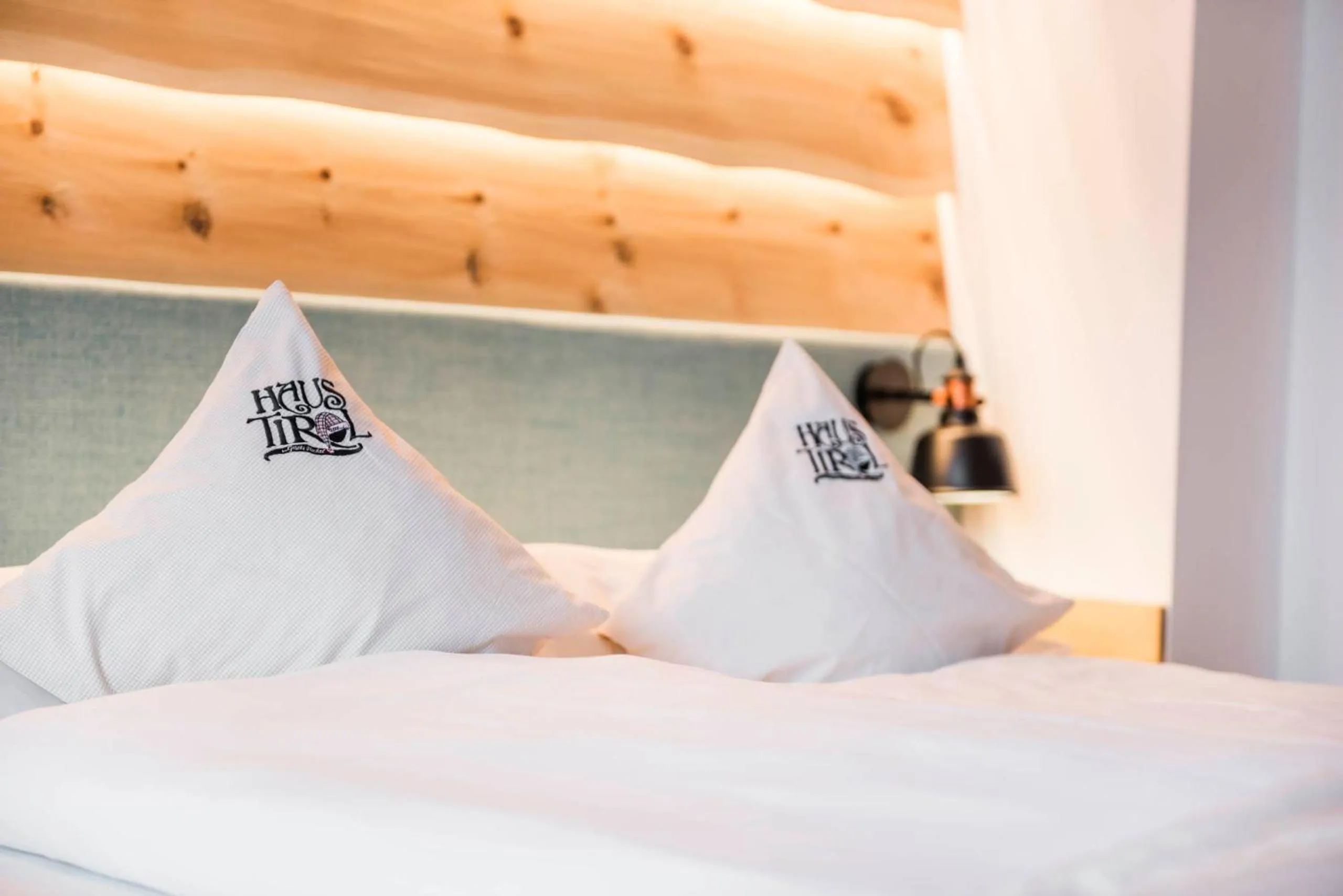 Bed in Pension Haus Tirol