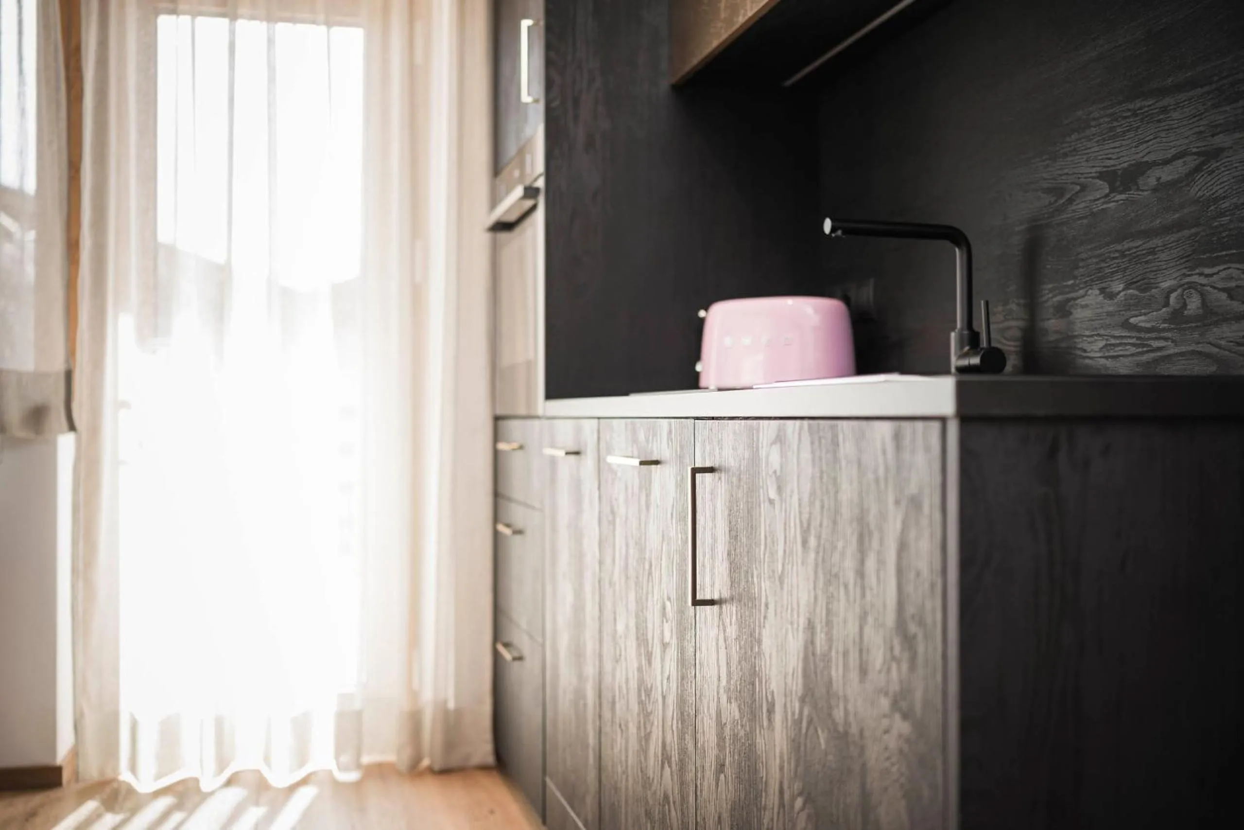 Kitchen or kitchenette in Pension Haus Tirol