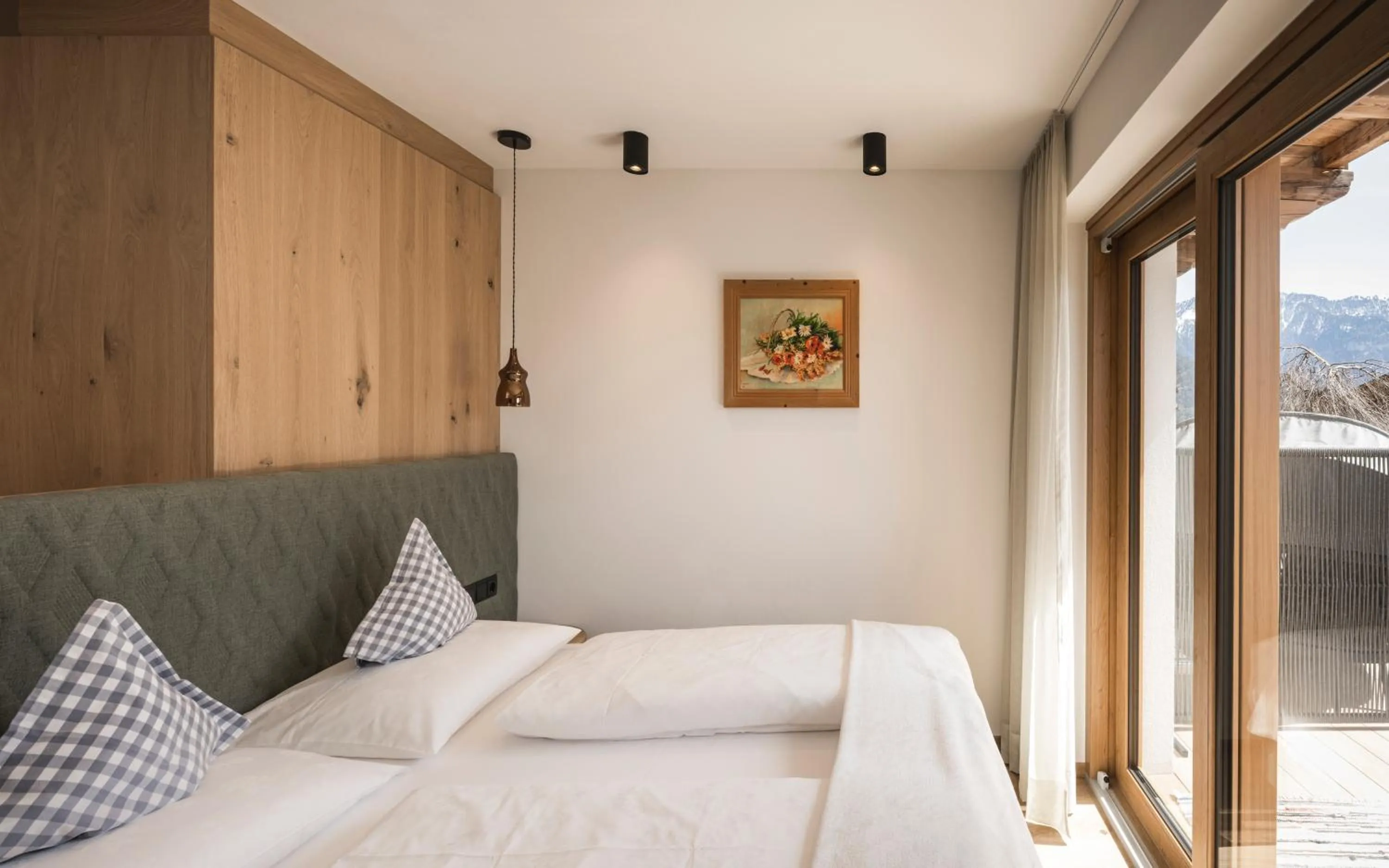 Bed in Pension Haus Tirol