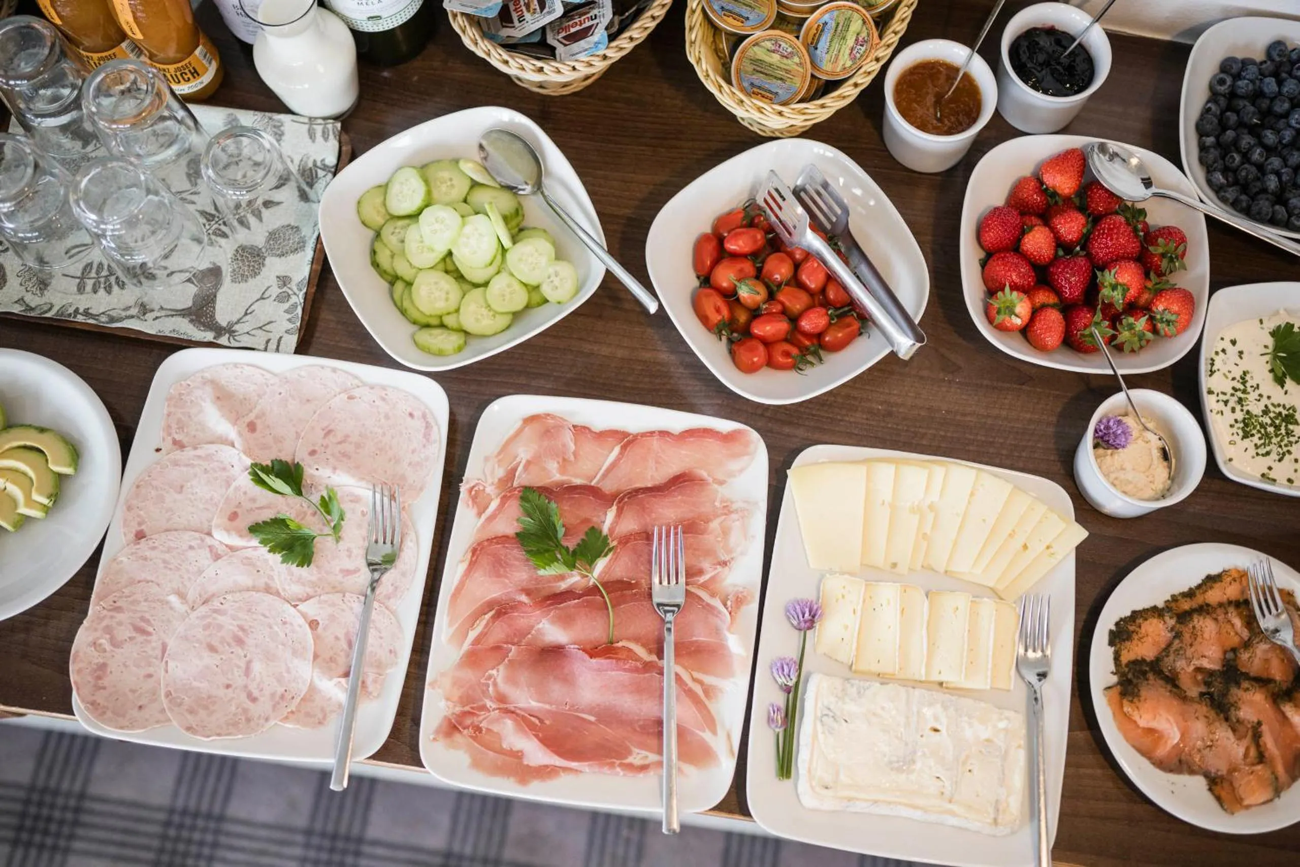 Breakfast in Pension Haus Tirol