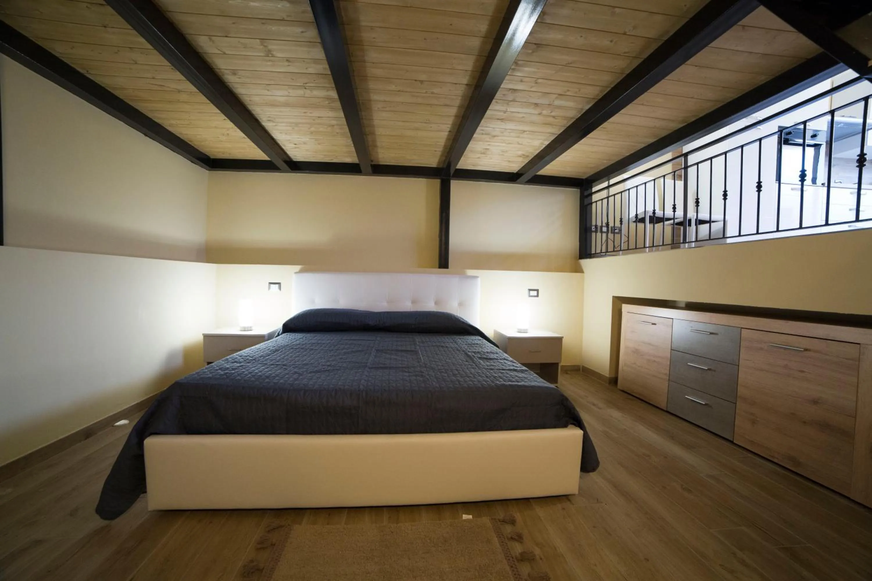 Bed in SUNSET LOFT