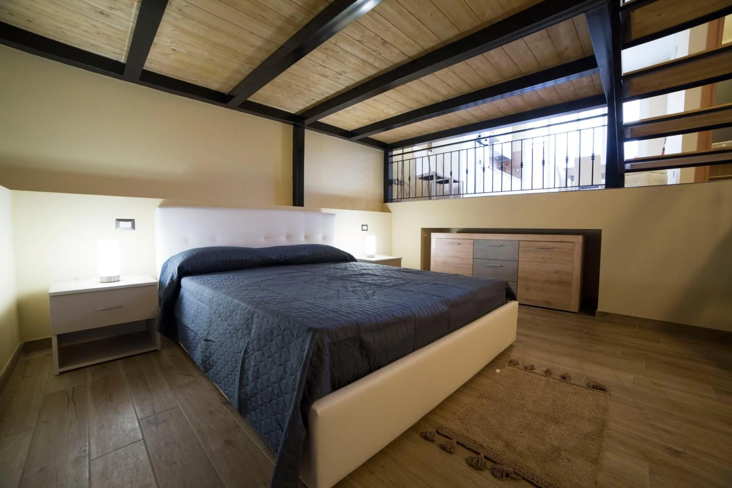 Bed in SUNSET LOFT