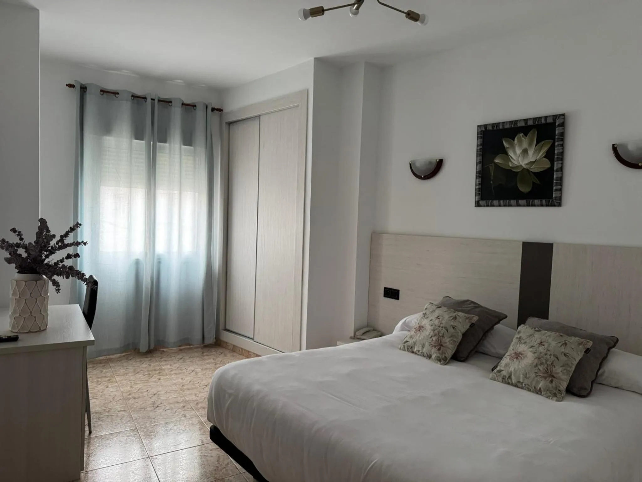 Bed in Hotel Ciudad Pozo Alcón