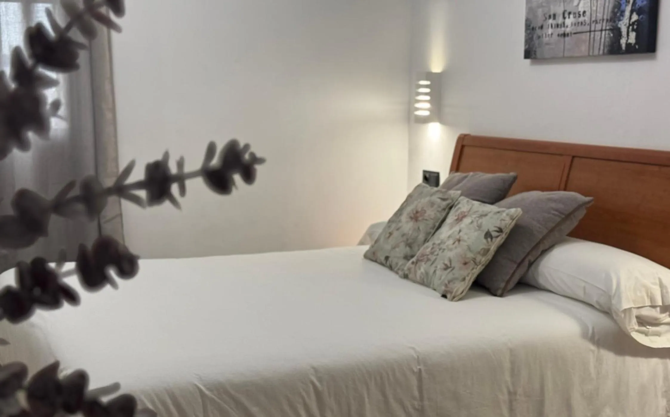 Bed in Hotel Ciudad Pozo Alcón