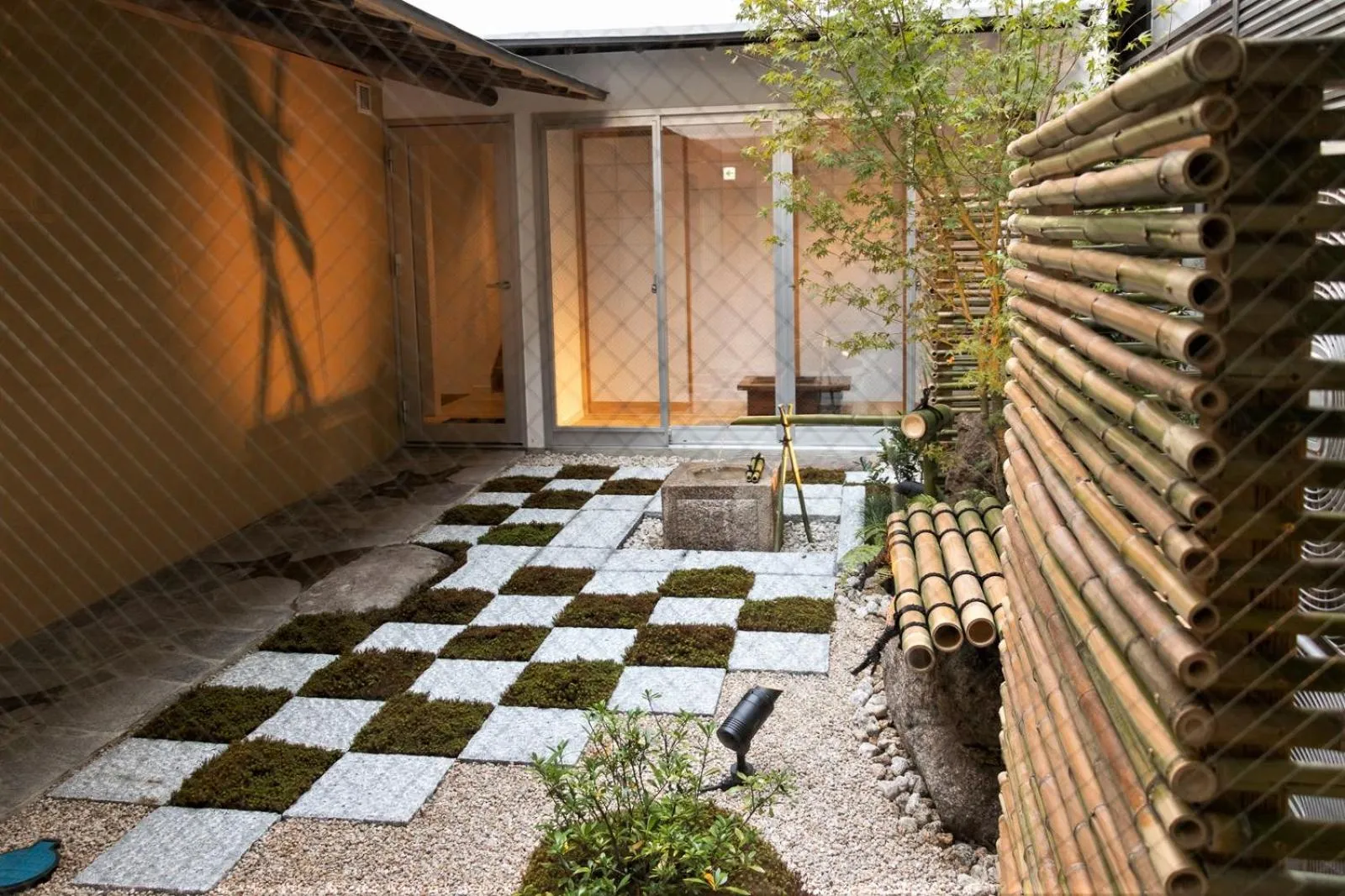 Inner courtyard view in Auberge AZABU