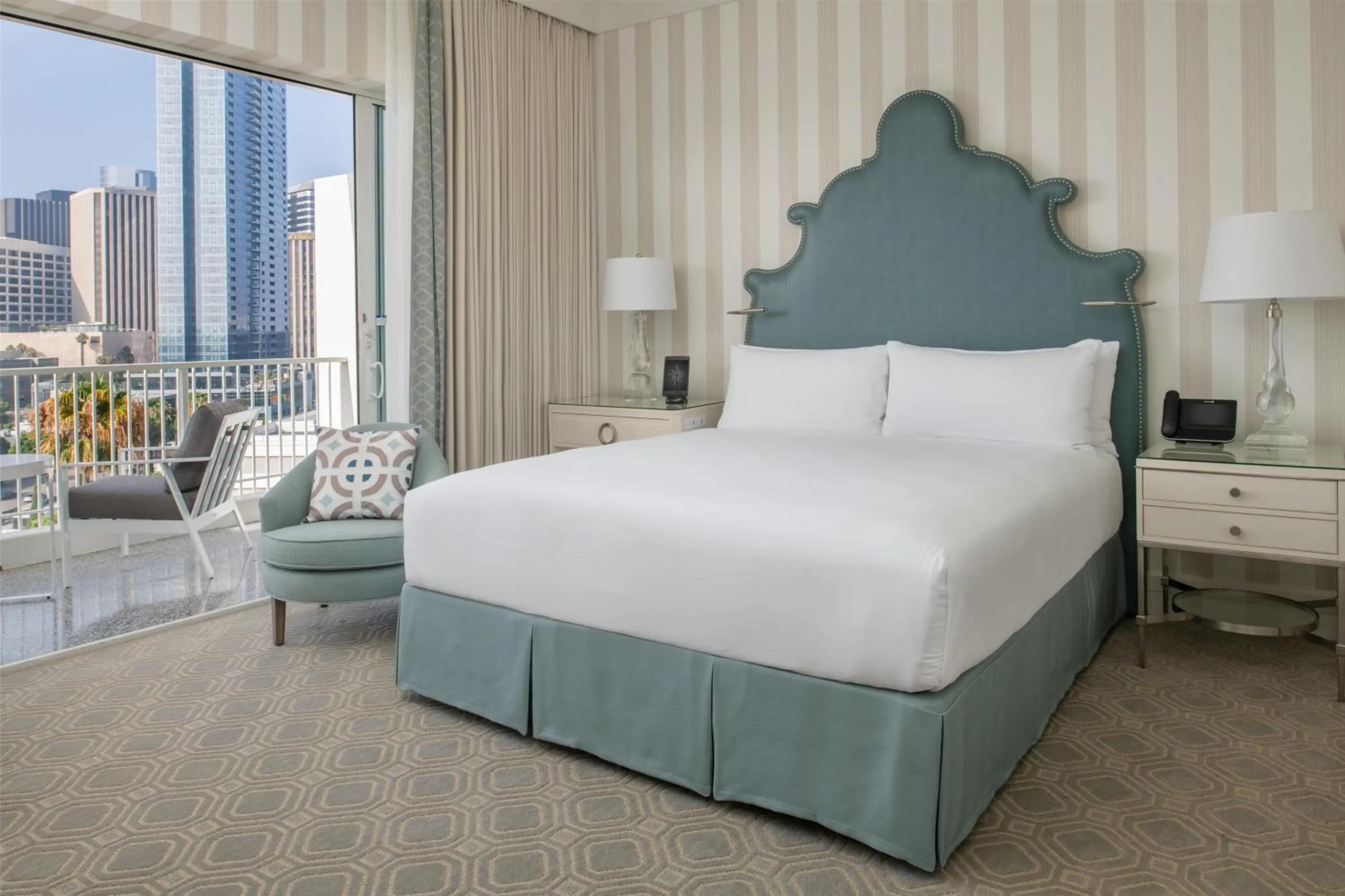 Bed in The Beverly Hilton