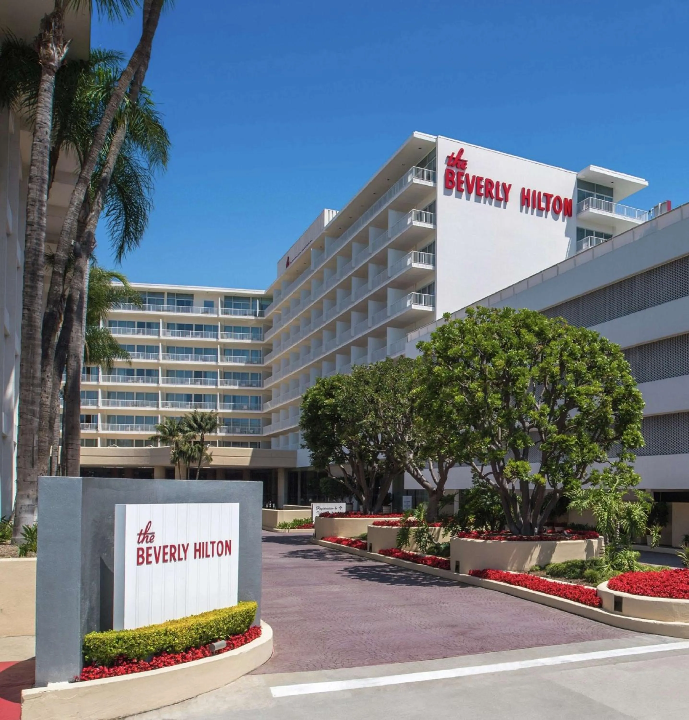 Property building in The Beverly Hilton