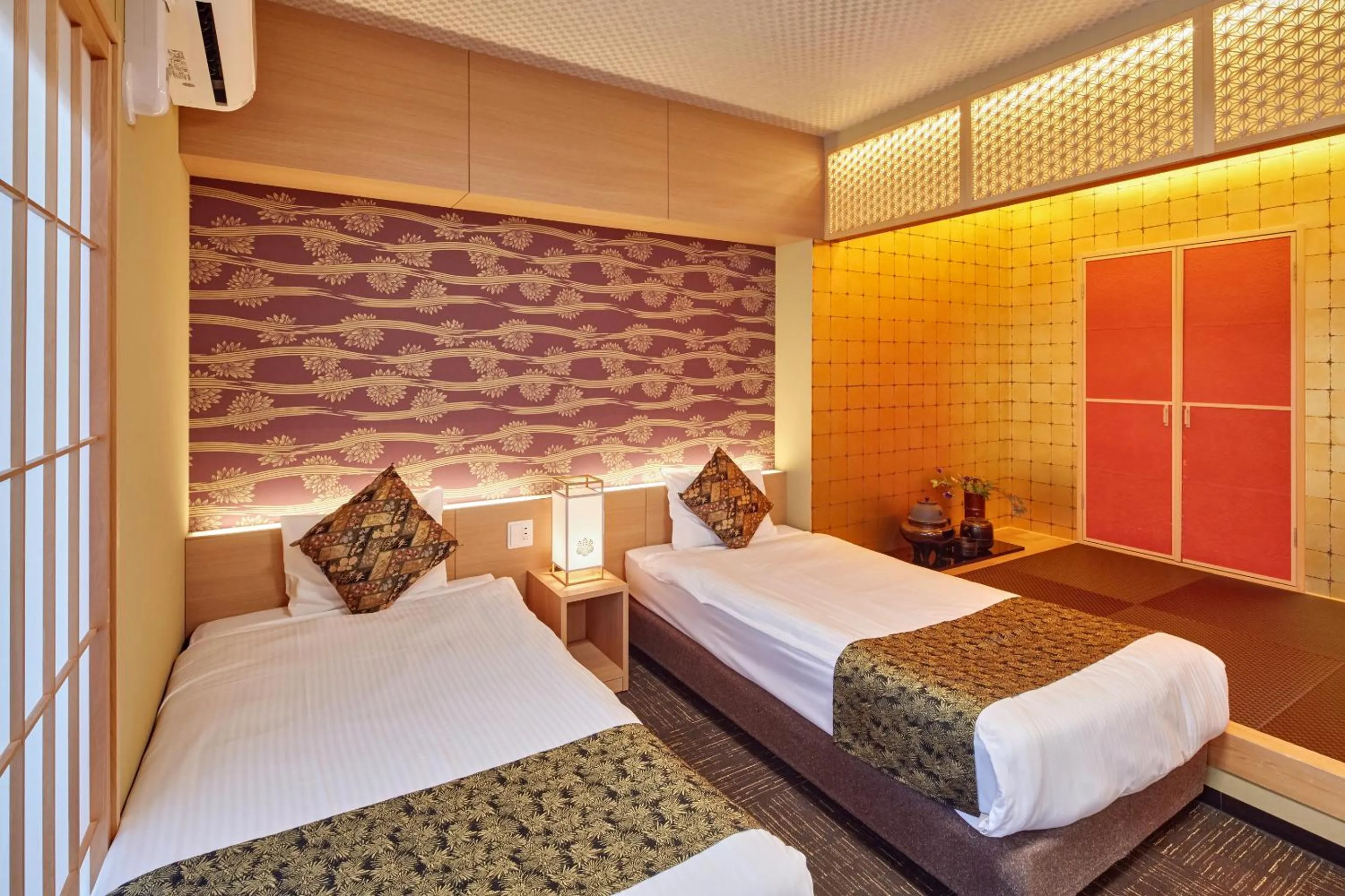 Bedroom, Bed in Hotel Amaterrace Nippombashi-higashi