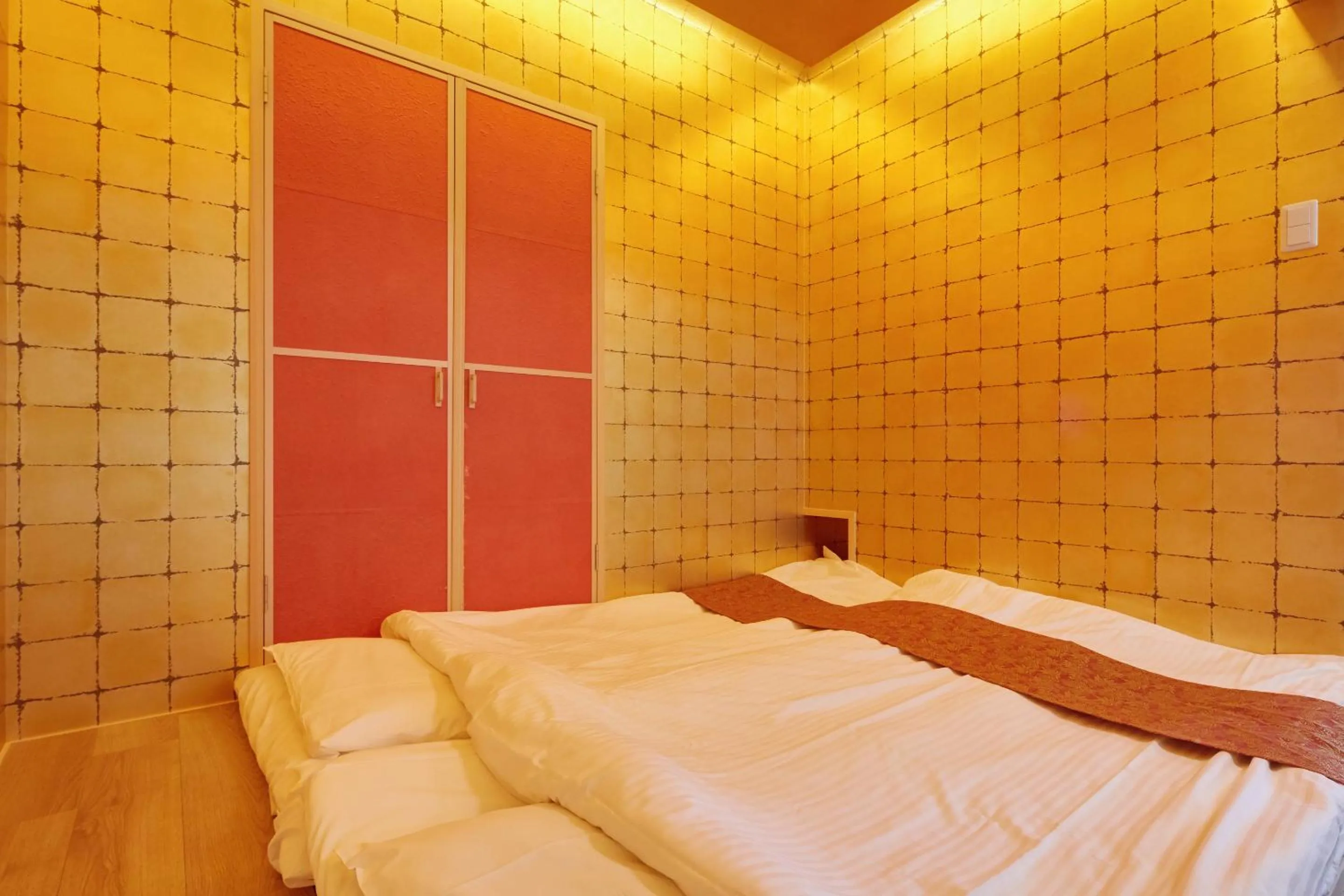 Bedroom, Bed in Hotel Amaterrace Nippombashi-higashi