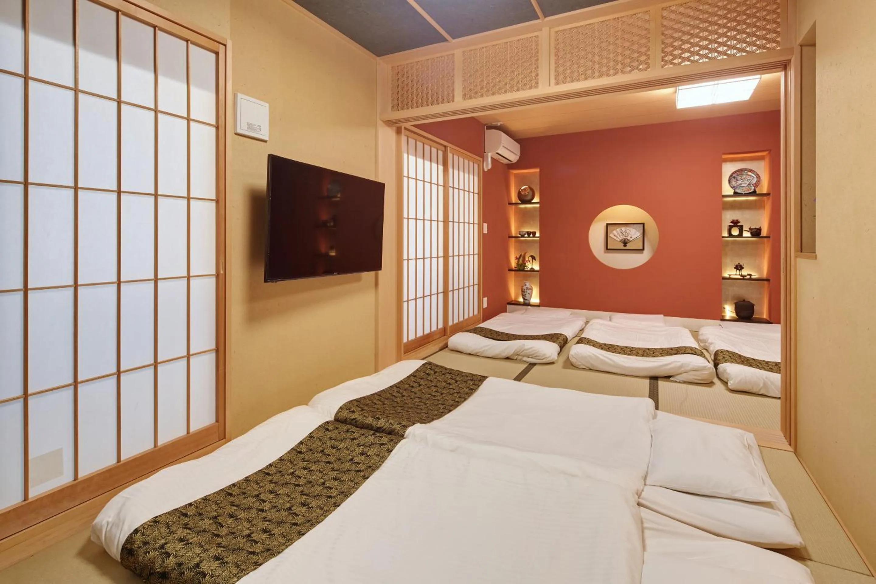 Bedroom, Bed in Hotel Amaterrace Nippombashi-higashi