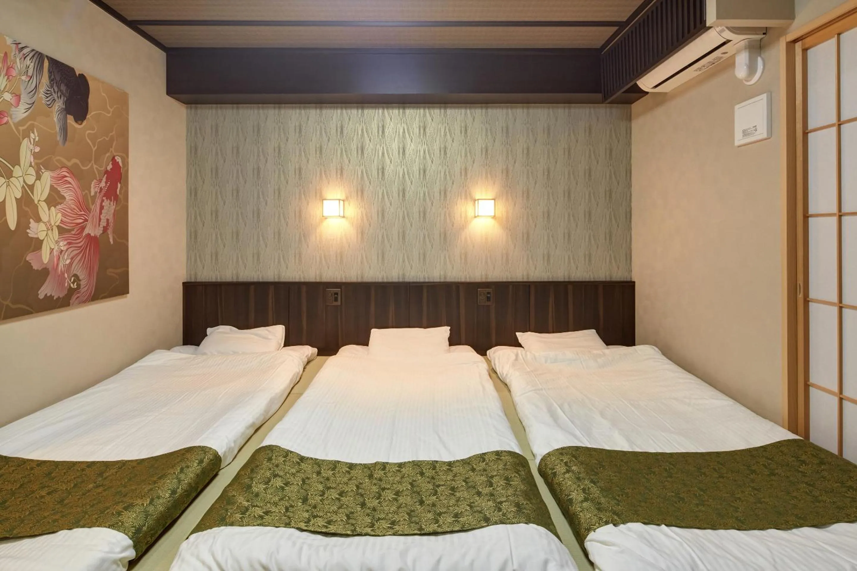 Bedroom, Bed in Hotel Amaterrace Nippombashi-higashi