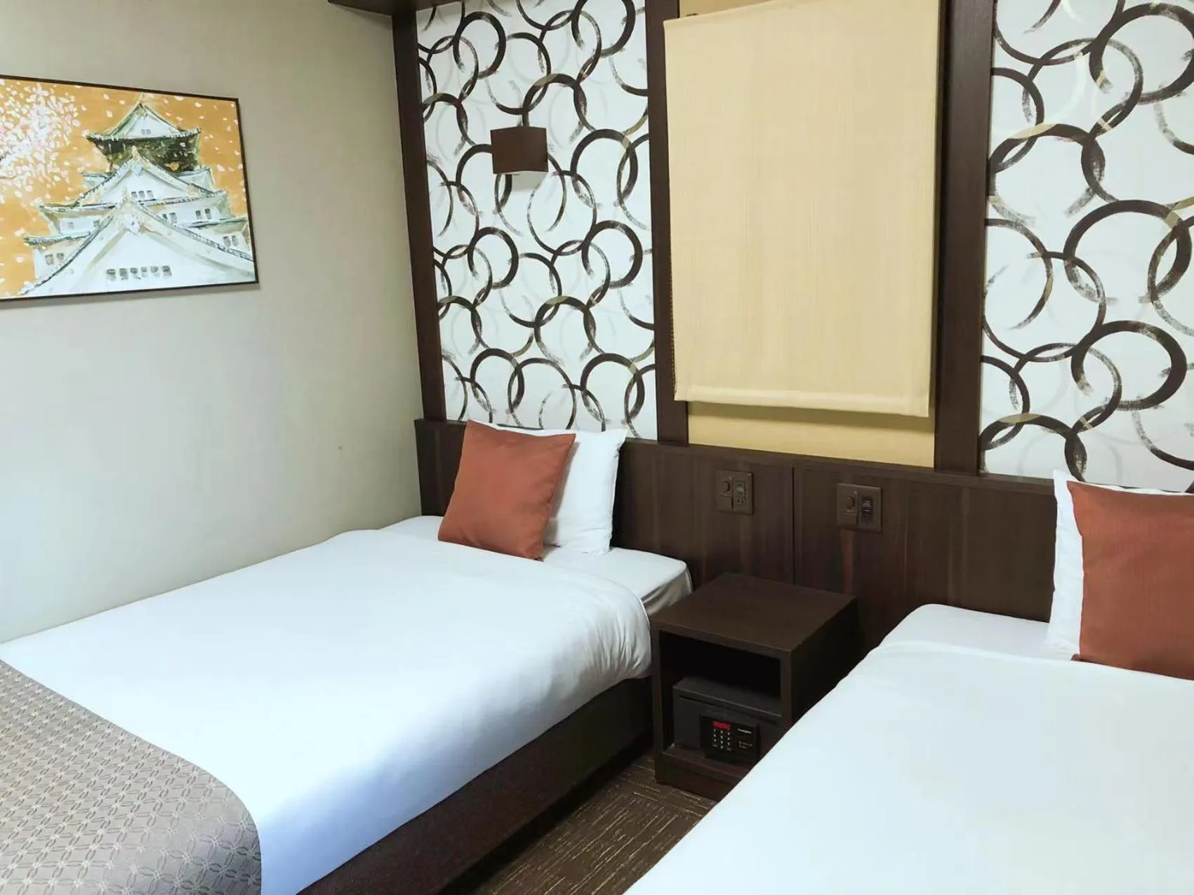Bed in Hotel Amaterrace Nippombashi-higashi