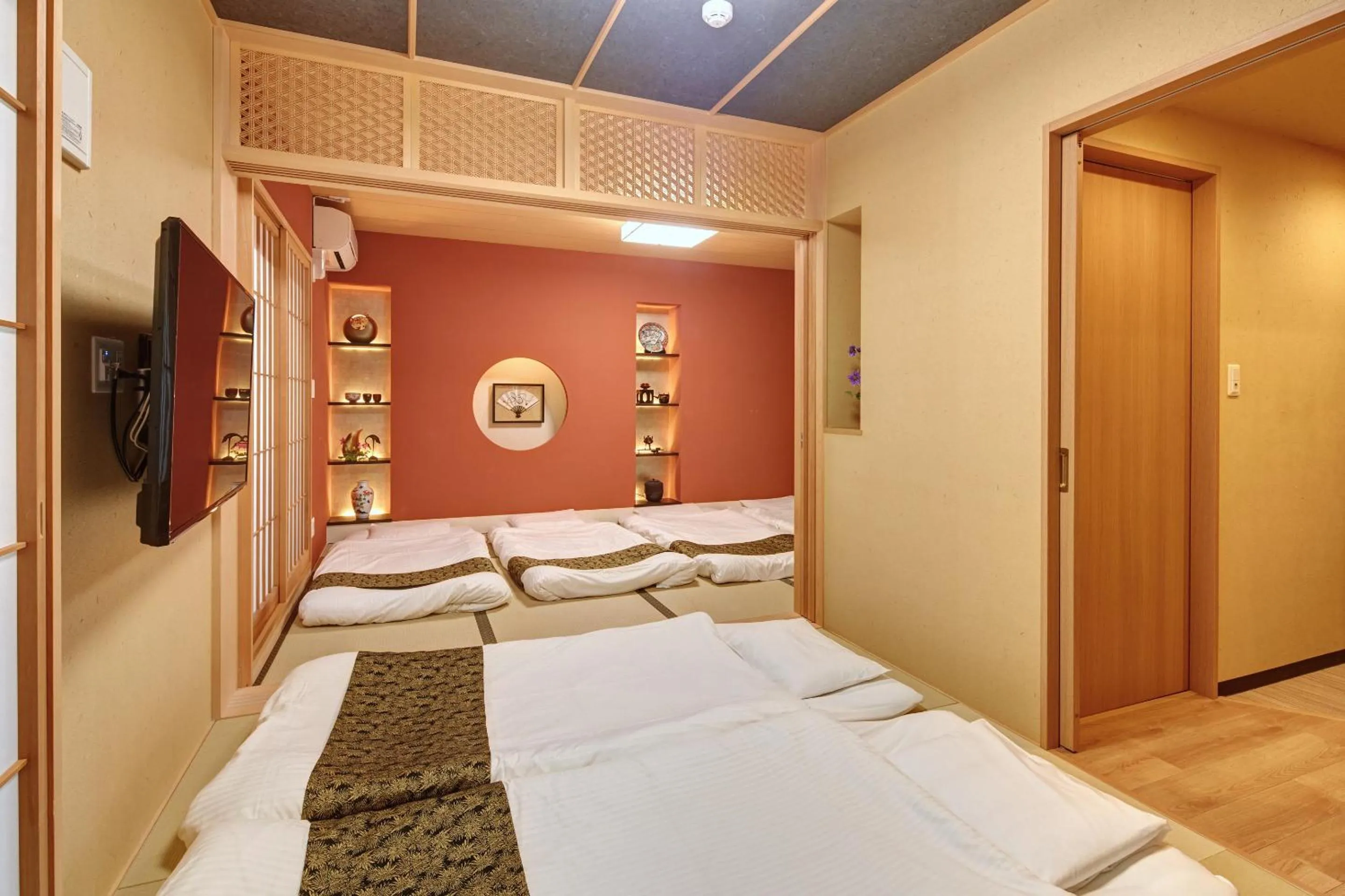 Bedroom, Bed in Hotel Amaterrace Nippombashi-higashi