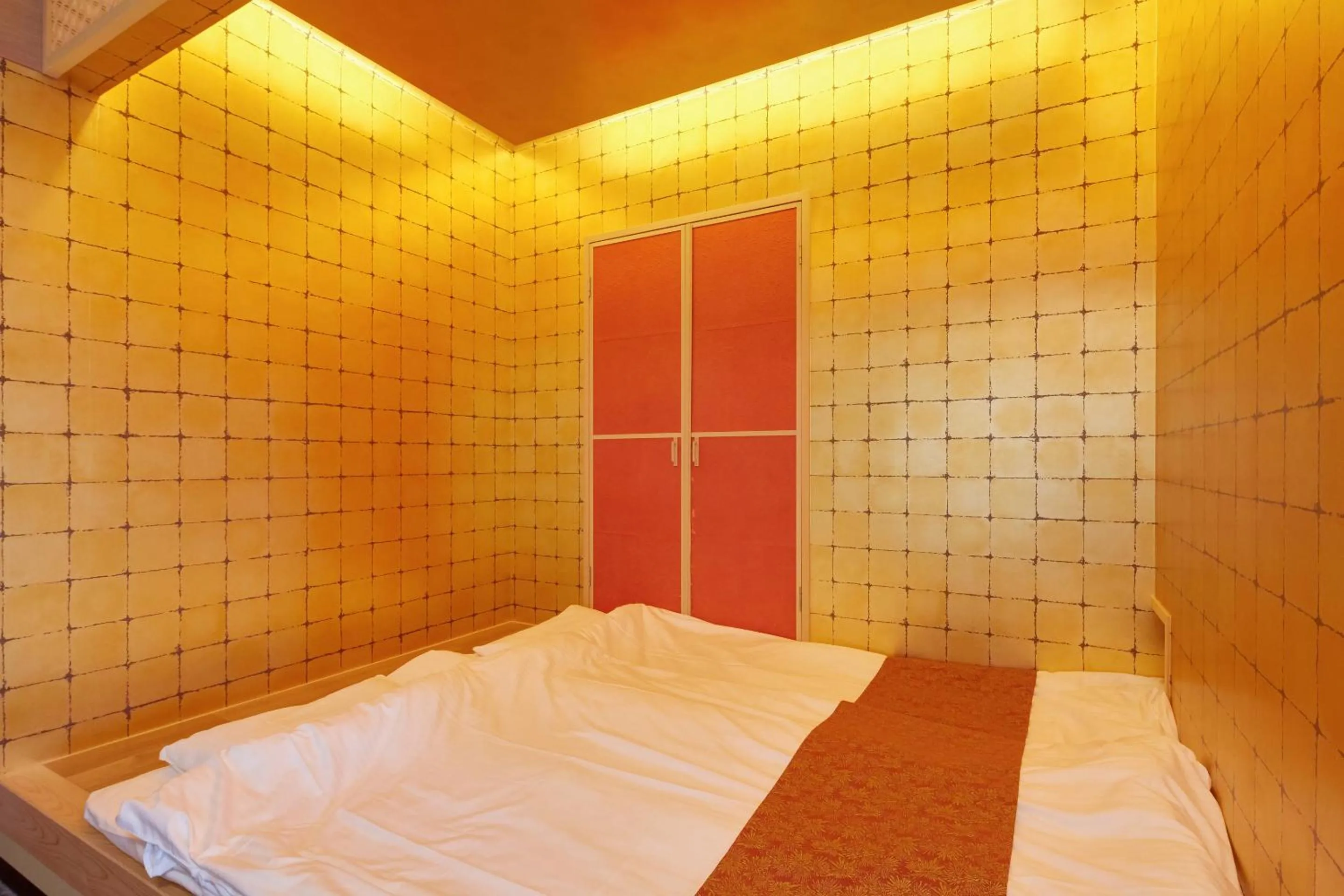 Bedroom, Bed in Hotel Amaterrace Nippombashi-higashi