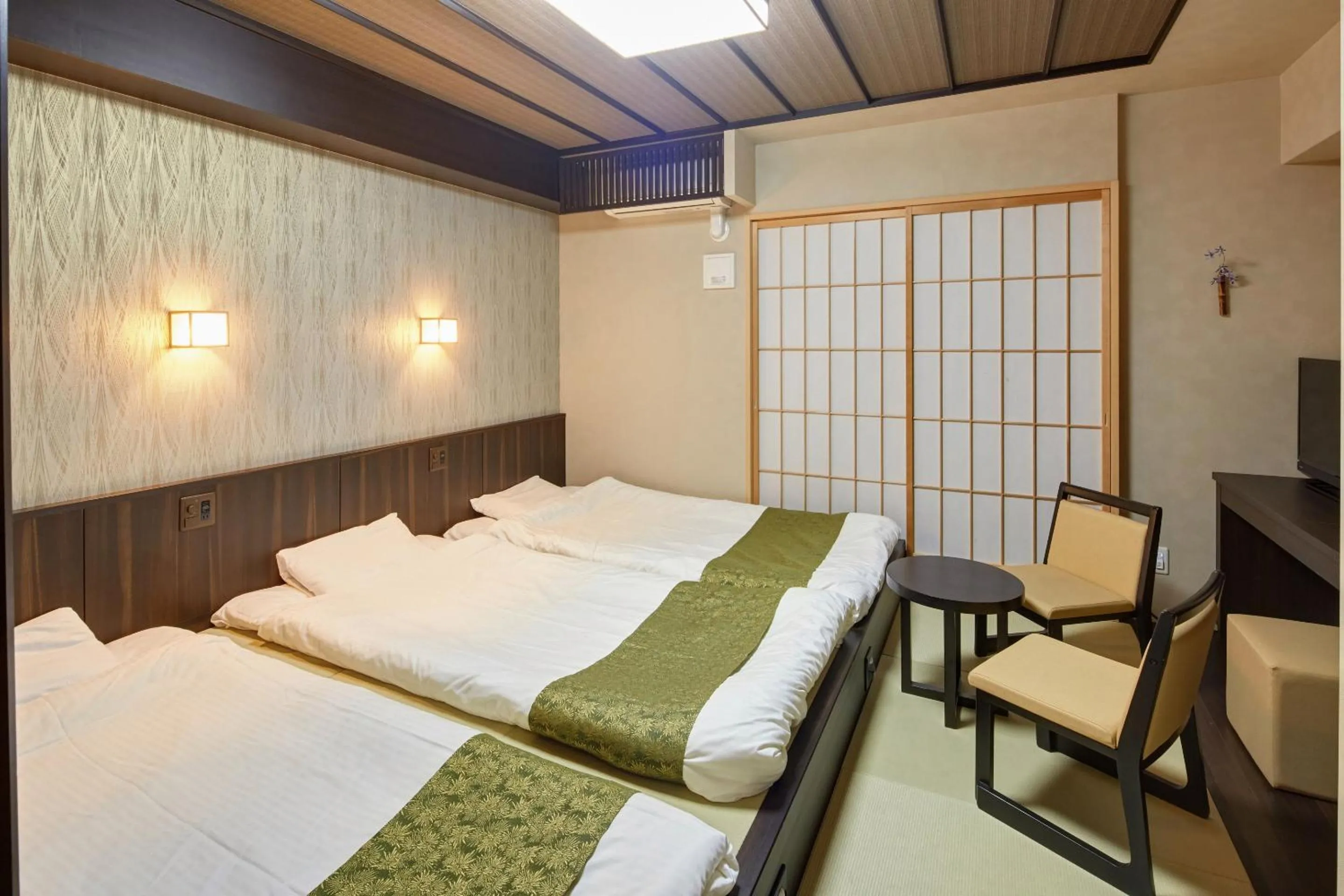 Living room, Bed in Hotel Amaterrace Nippombashi-higashi