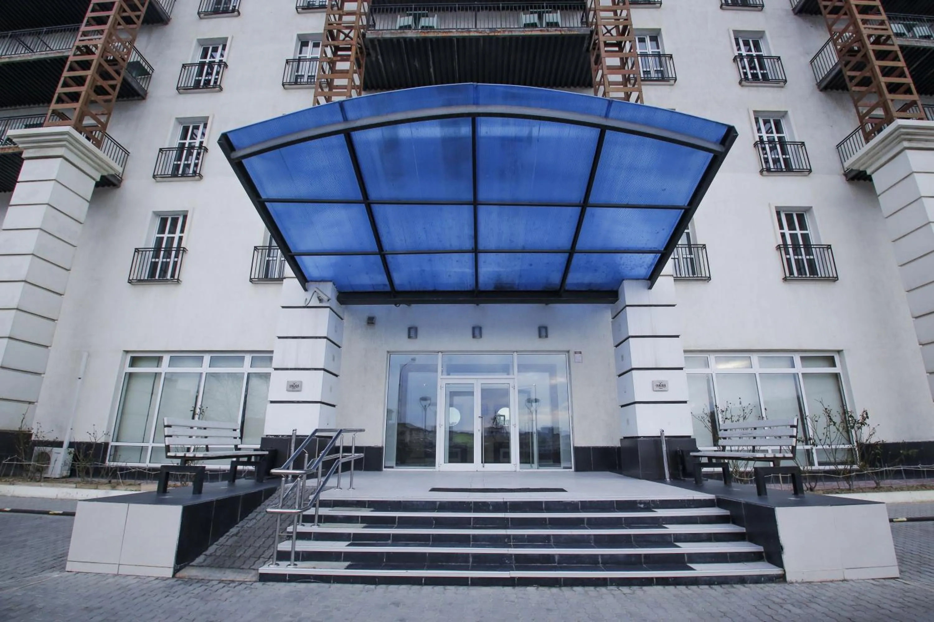 Facade/entrance in Chagala Aktau Hotel