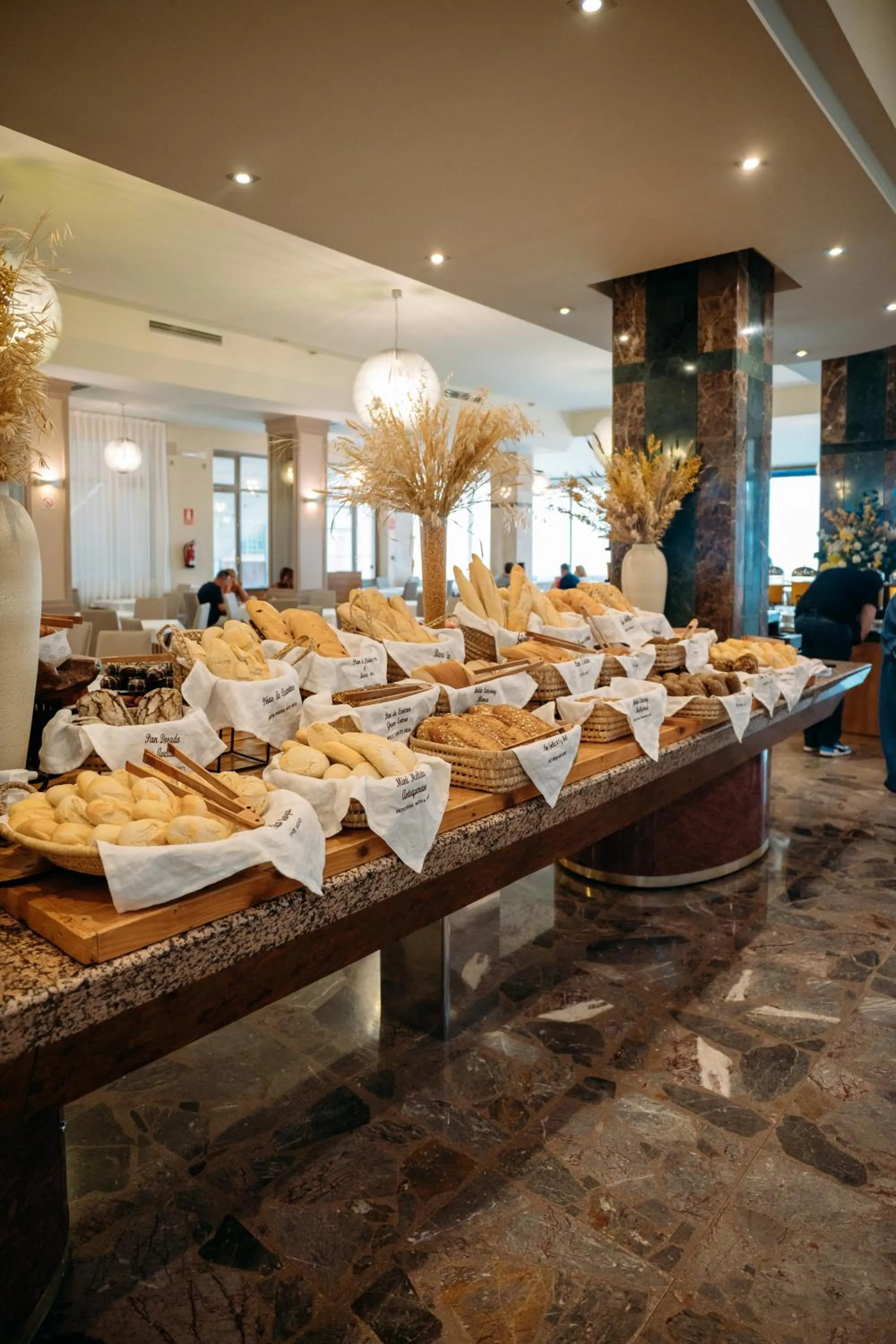 Buffet breakfast in MS Amaragua