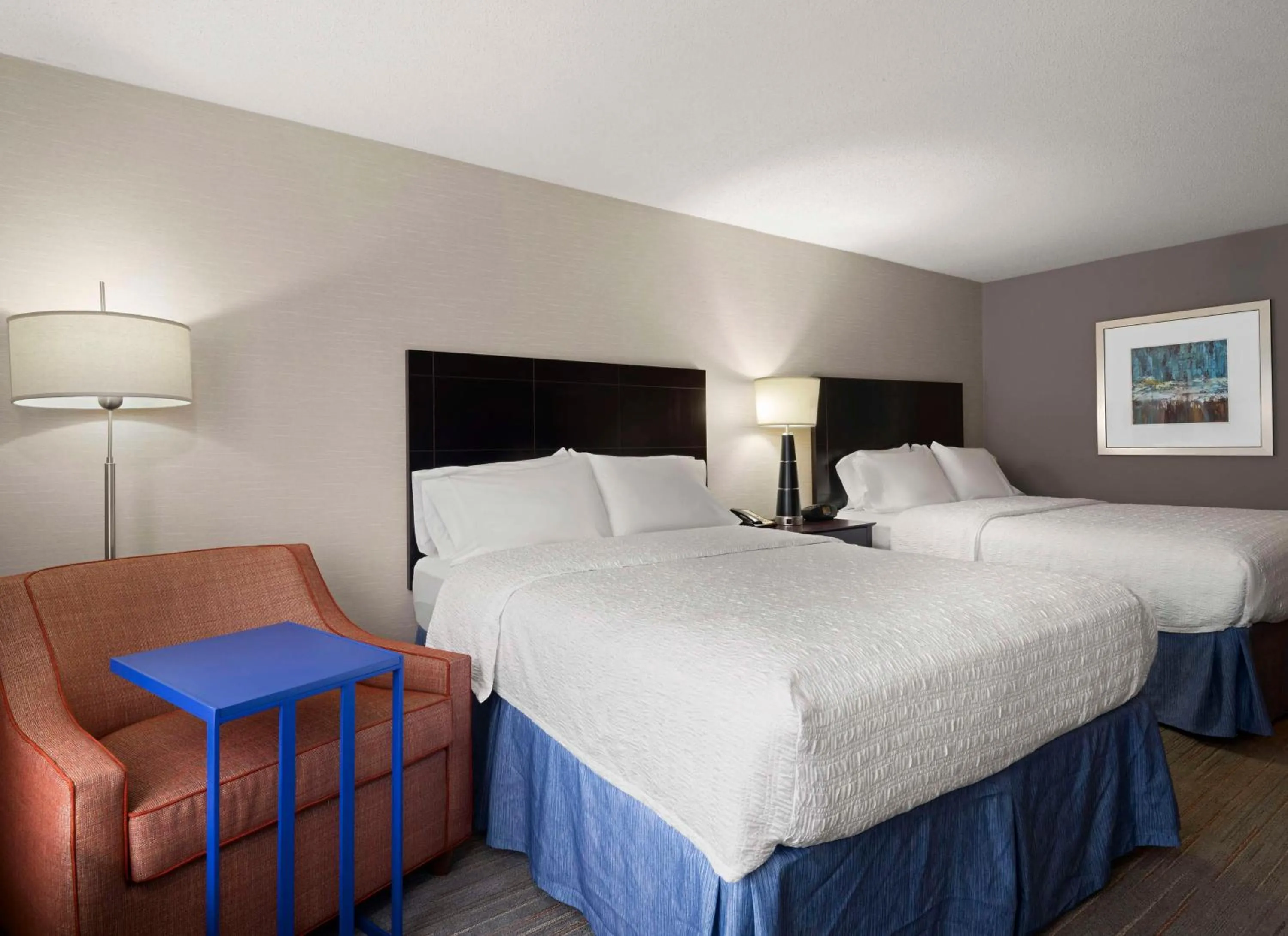 Bed in Hampton Inn & Suites Arundel Mills/Baltimore