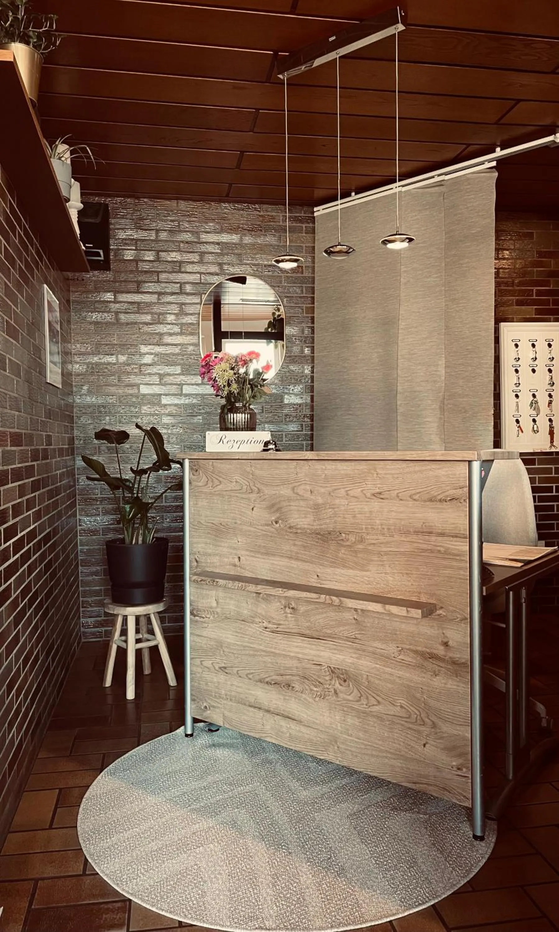 Lobby or reception in Hotel-Pension Hommen