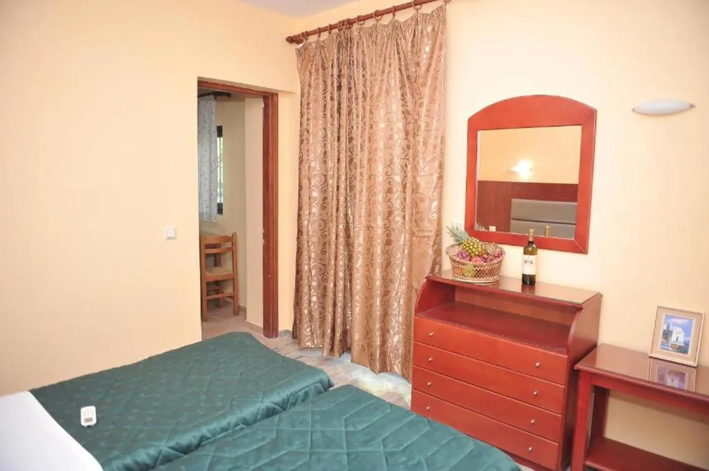 Bed in Kerkyra Studios & Apartments