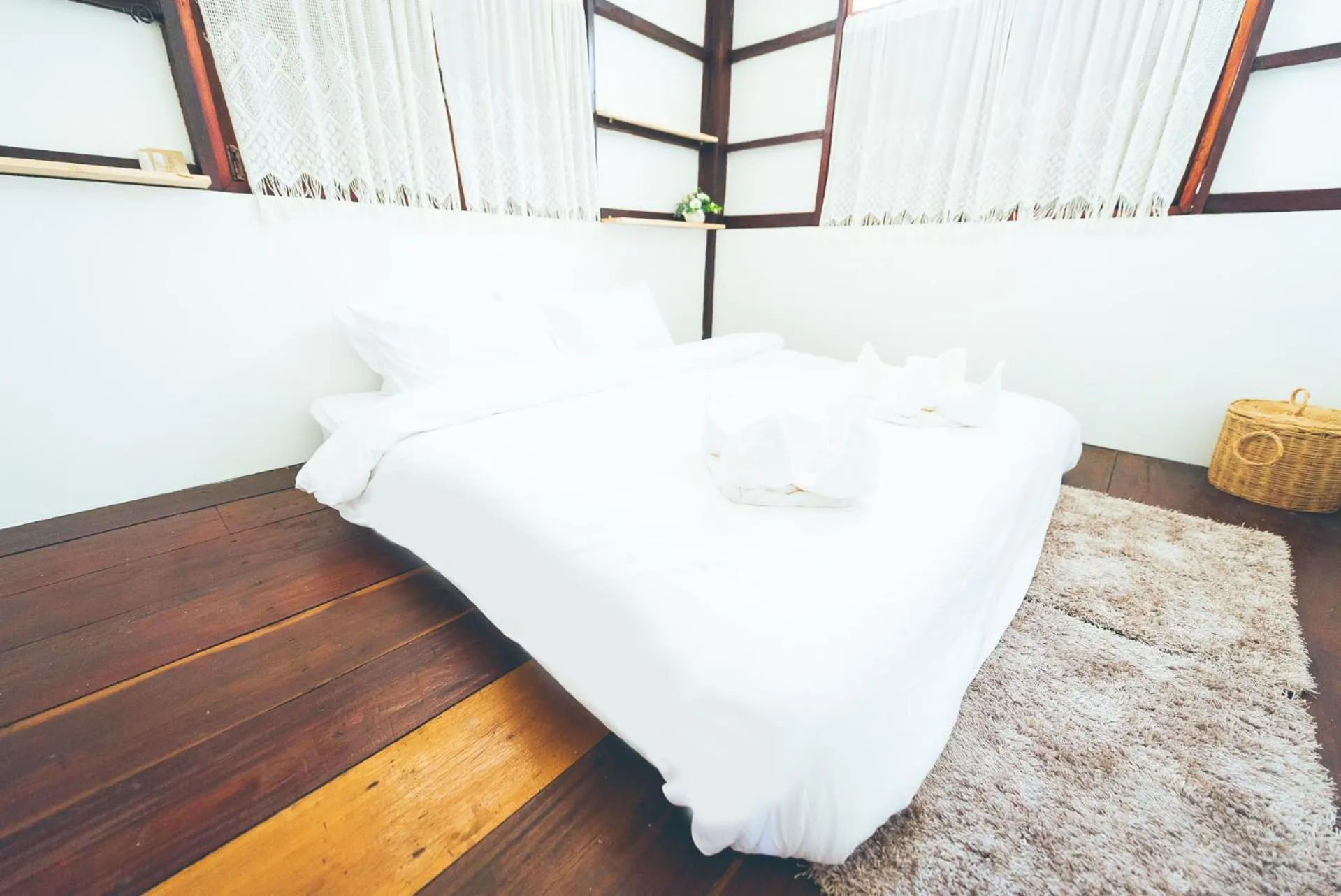 Bed in Wang Jai Kwang Space Inn