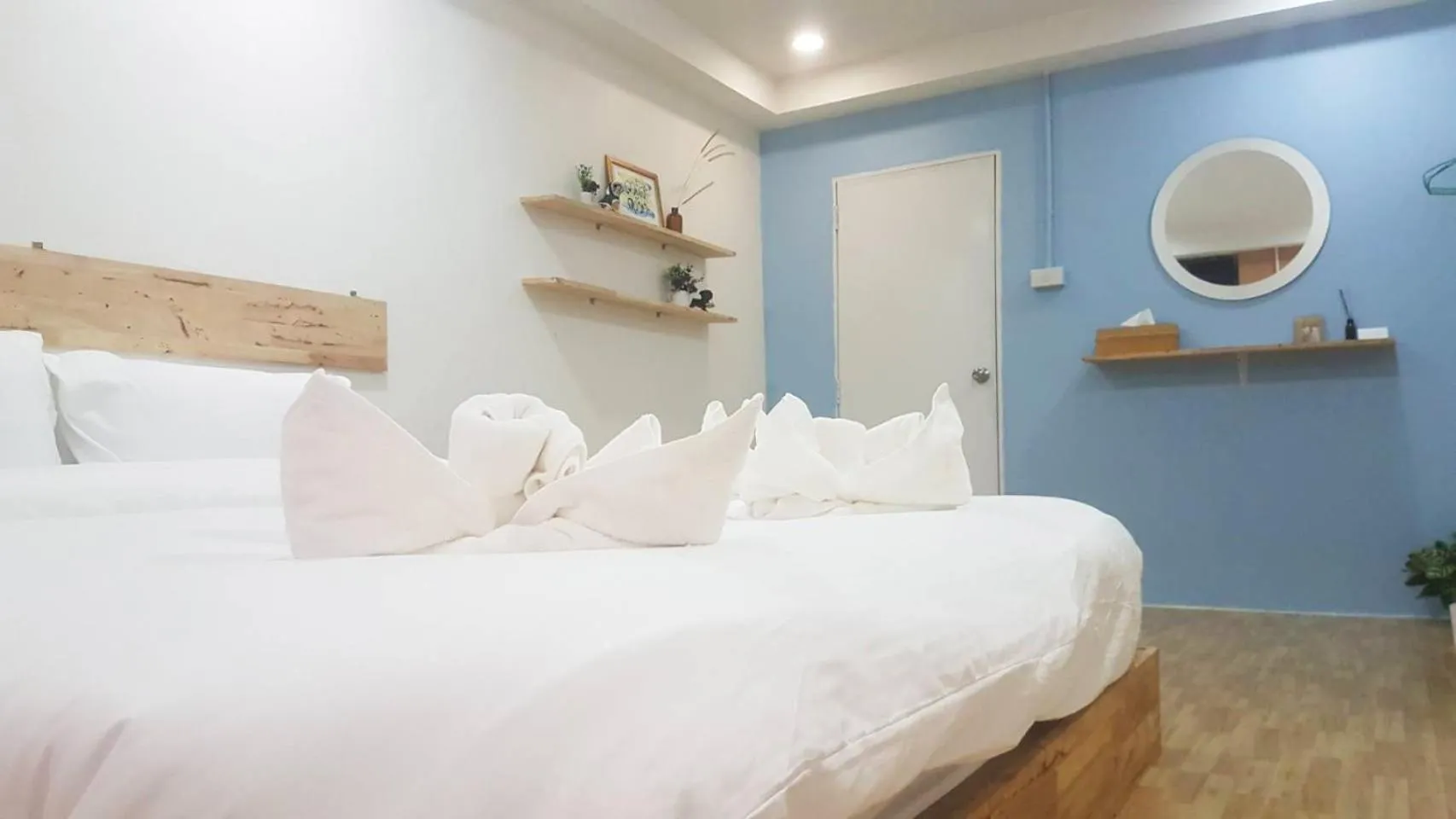 Bed in Wang Jai Kwang Space Inn