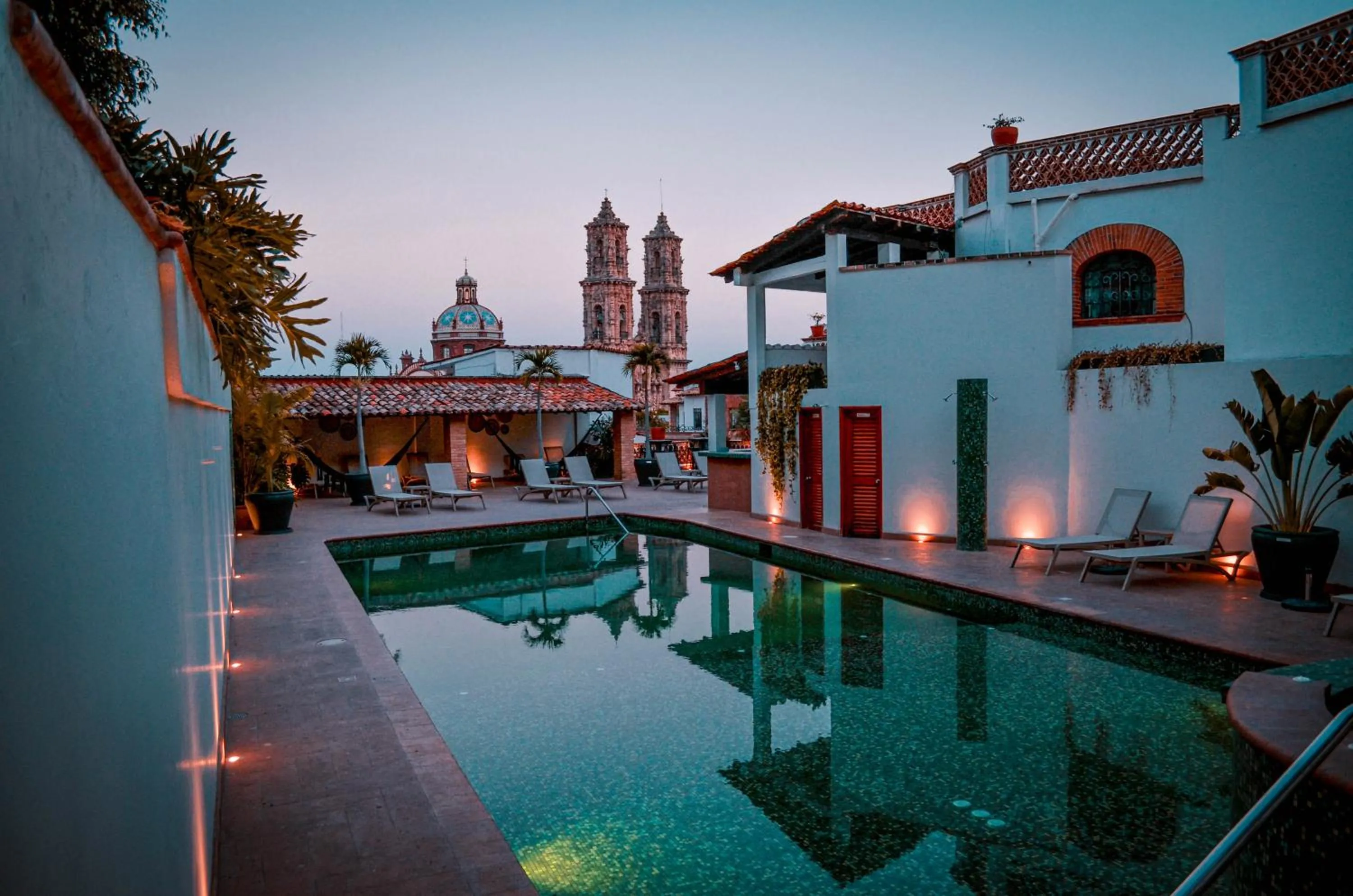 Swimming pool in Hotel Agua Escondida