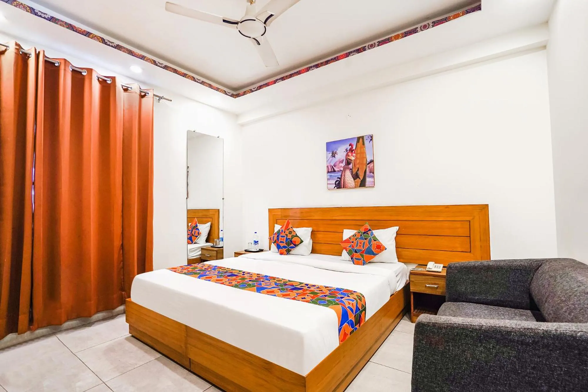 Bed in FabHotel Emoji Stays