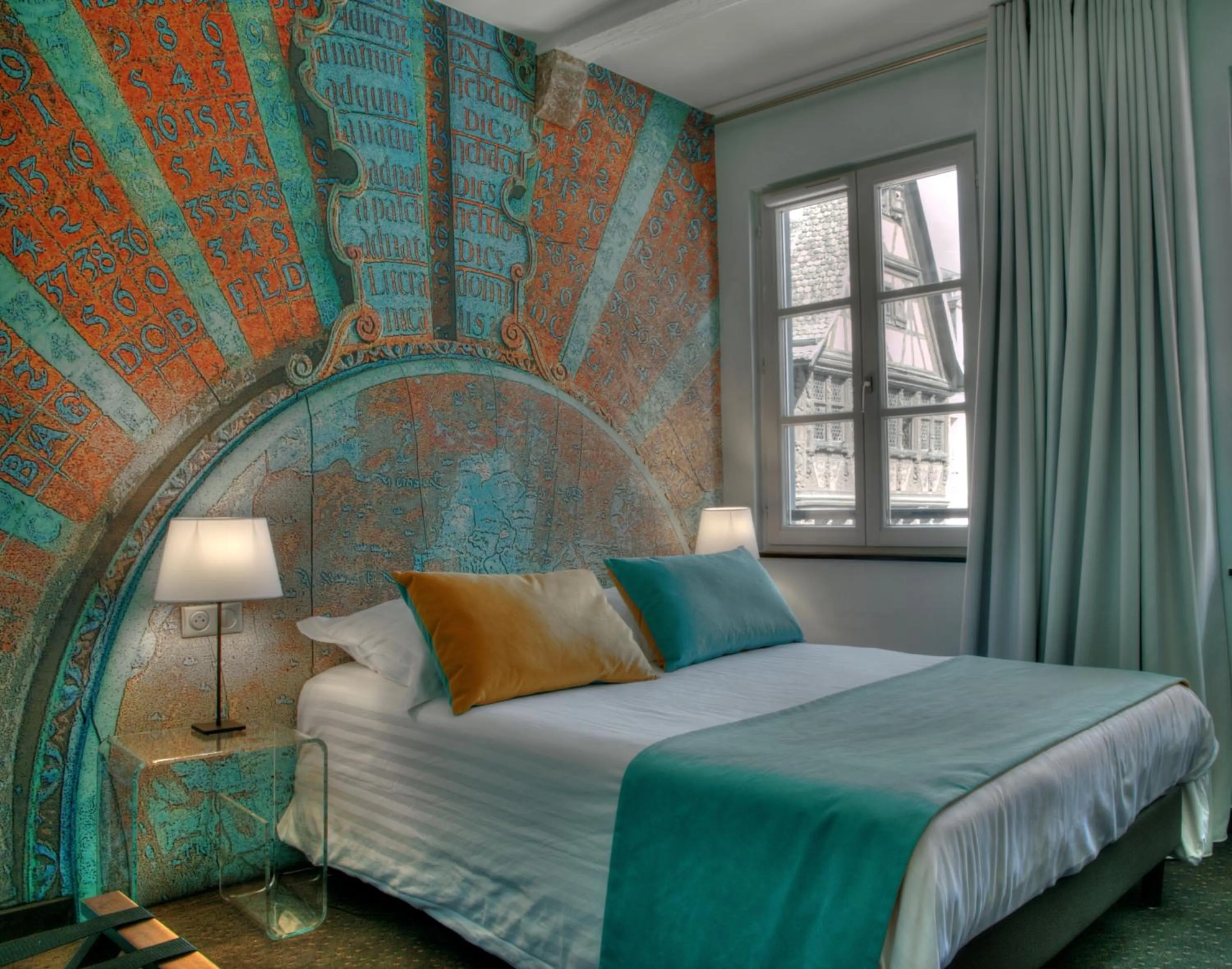 Bed in Hotel Cathédrale