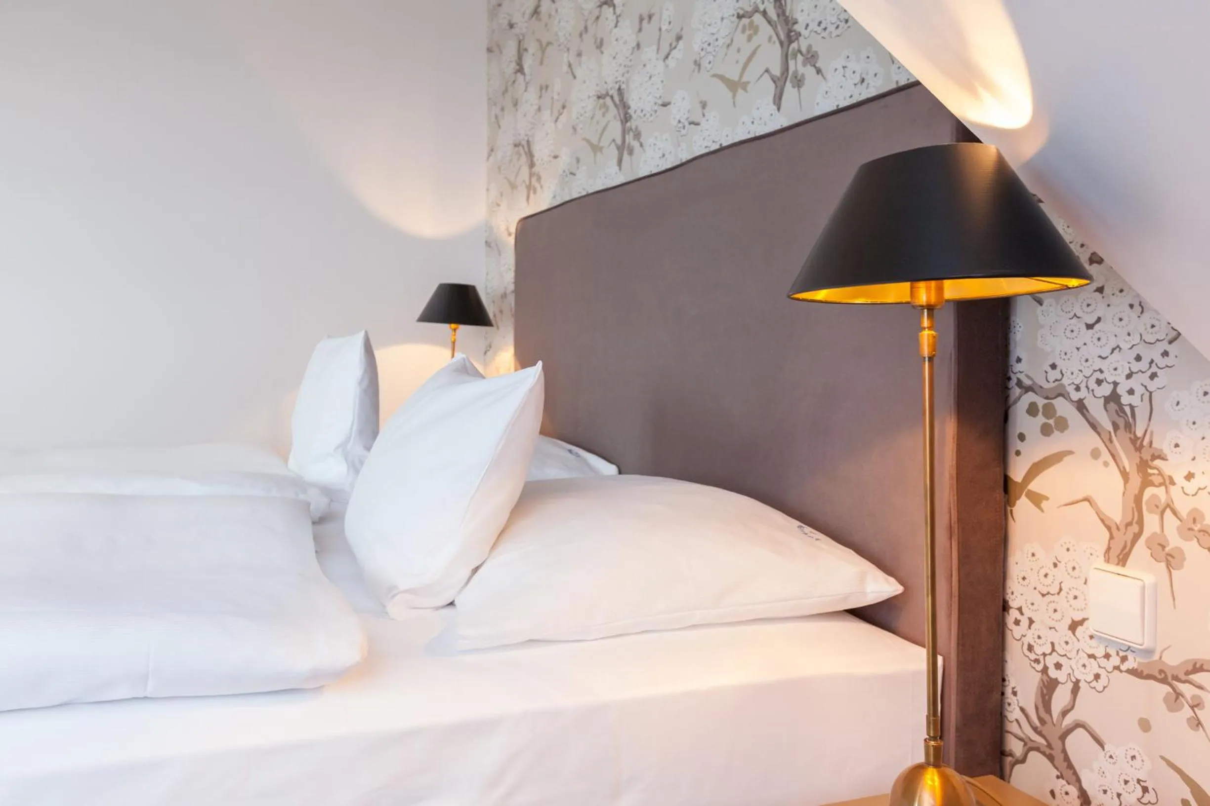 Decorative detail, Bed in Hotel Watthof