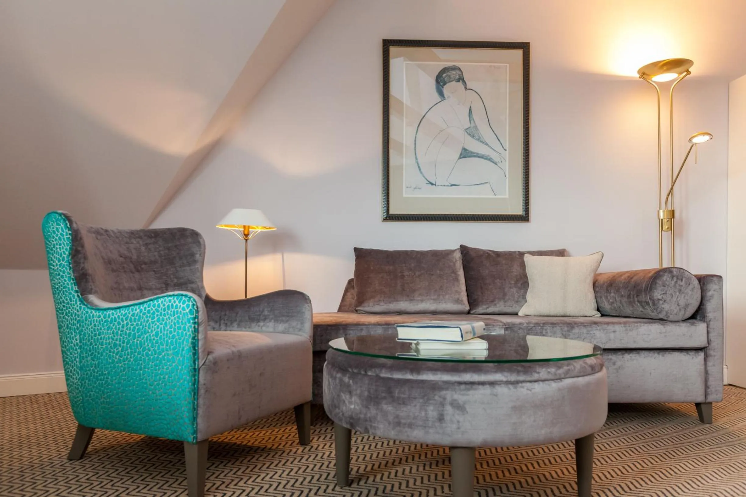 Seating area in Hotel Watthof