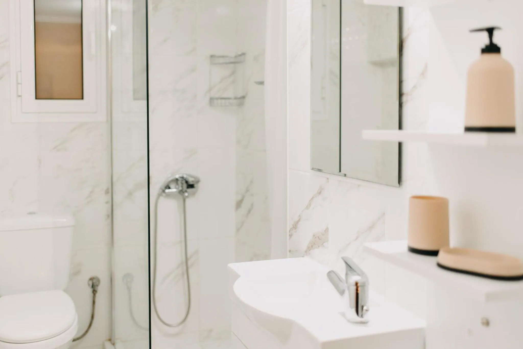 Shower in BEST HOUSE, CENTRAL APRTM., AGIOU NIKOLAOU, PATRA