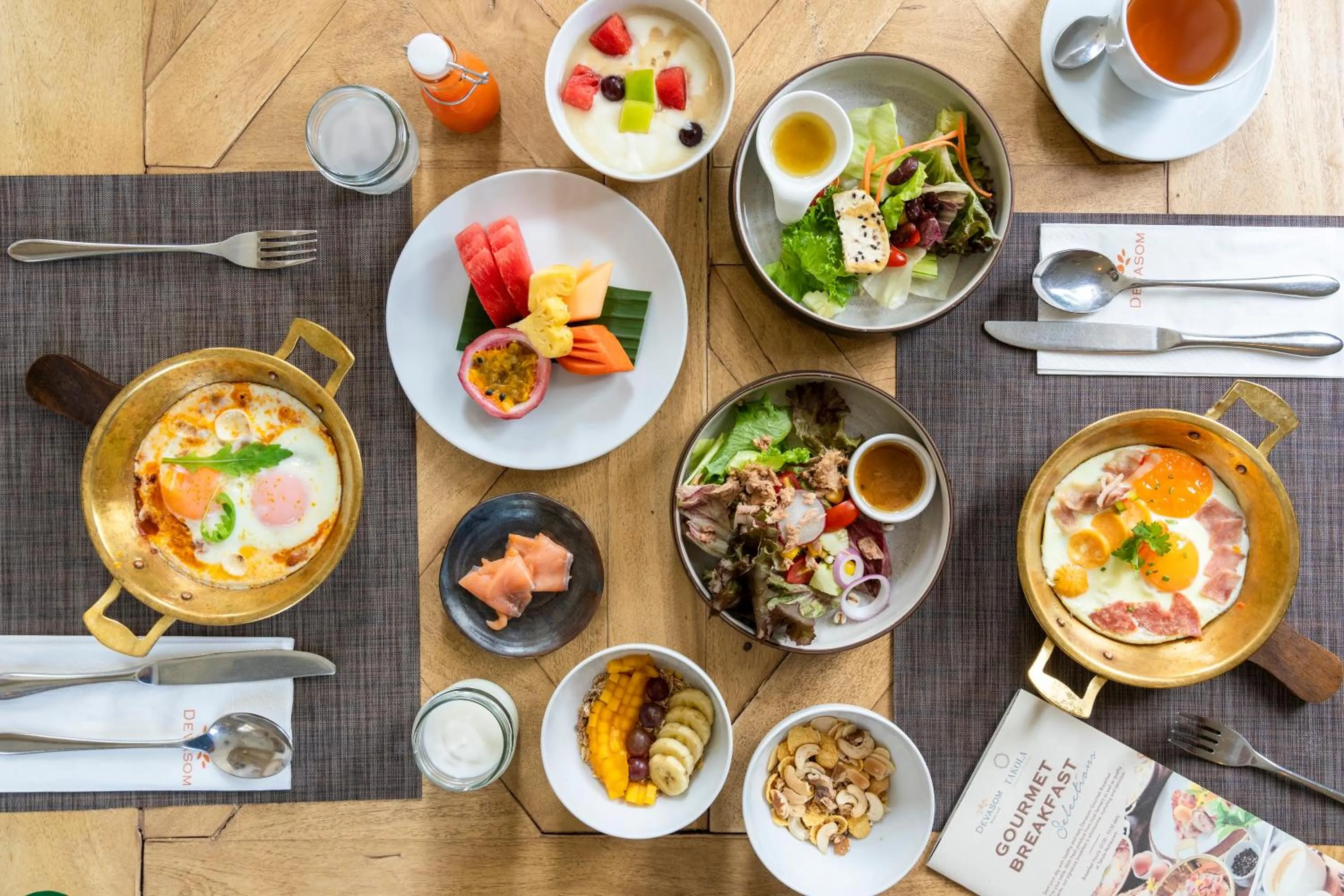 Food in Devasom Khao Lak Beach Resort & Villas