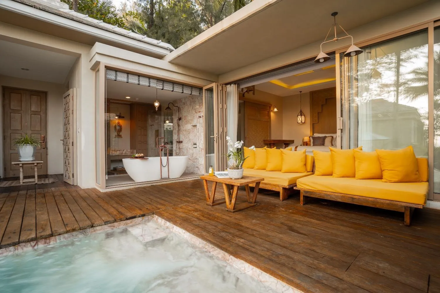 Swimming pool in Devasom Khao Lak Beach Resort & Villas