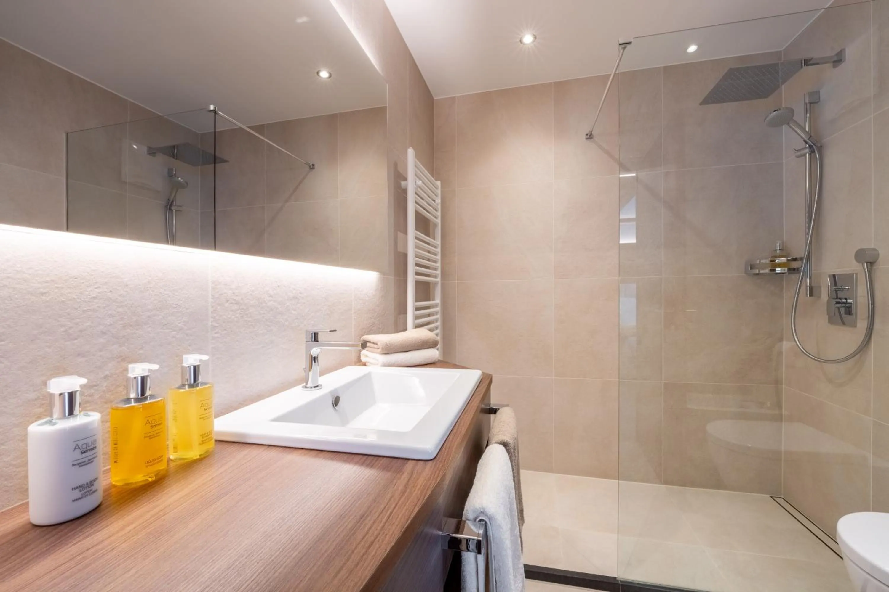 Shower in Arya Alpine Lodge