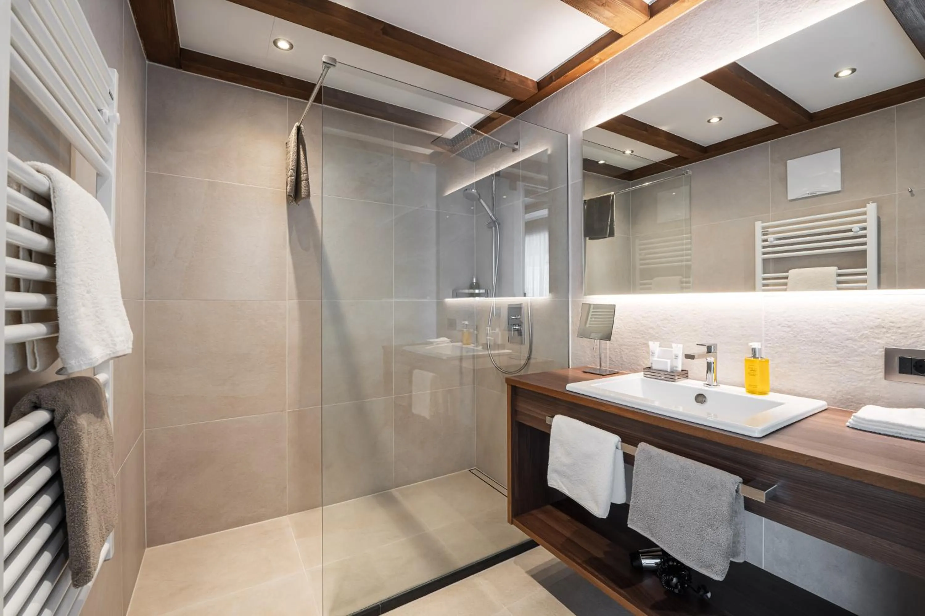 Shower in Arya Alpine Lodge