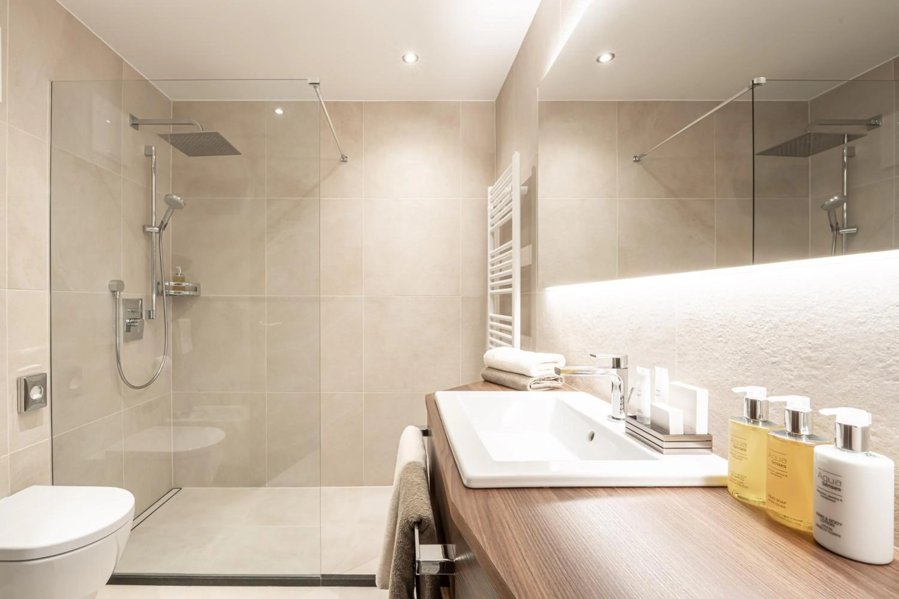 Shower in Arya Alpine Lodge