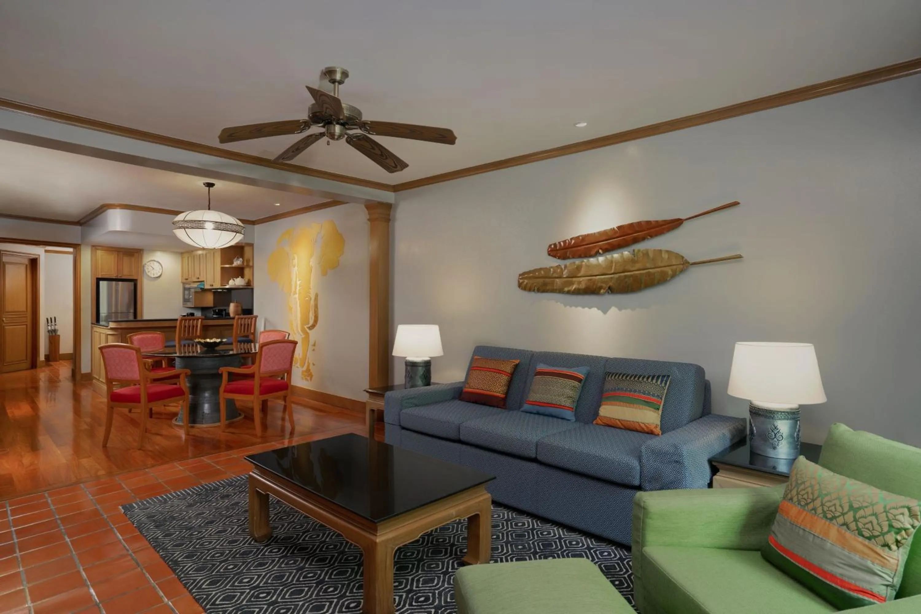 Living room in Marriott's Phuket Beach Club