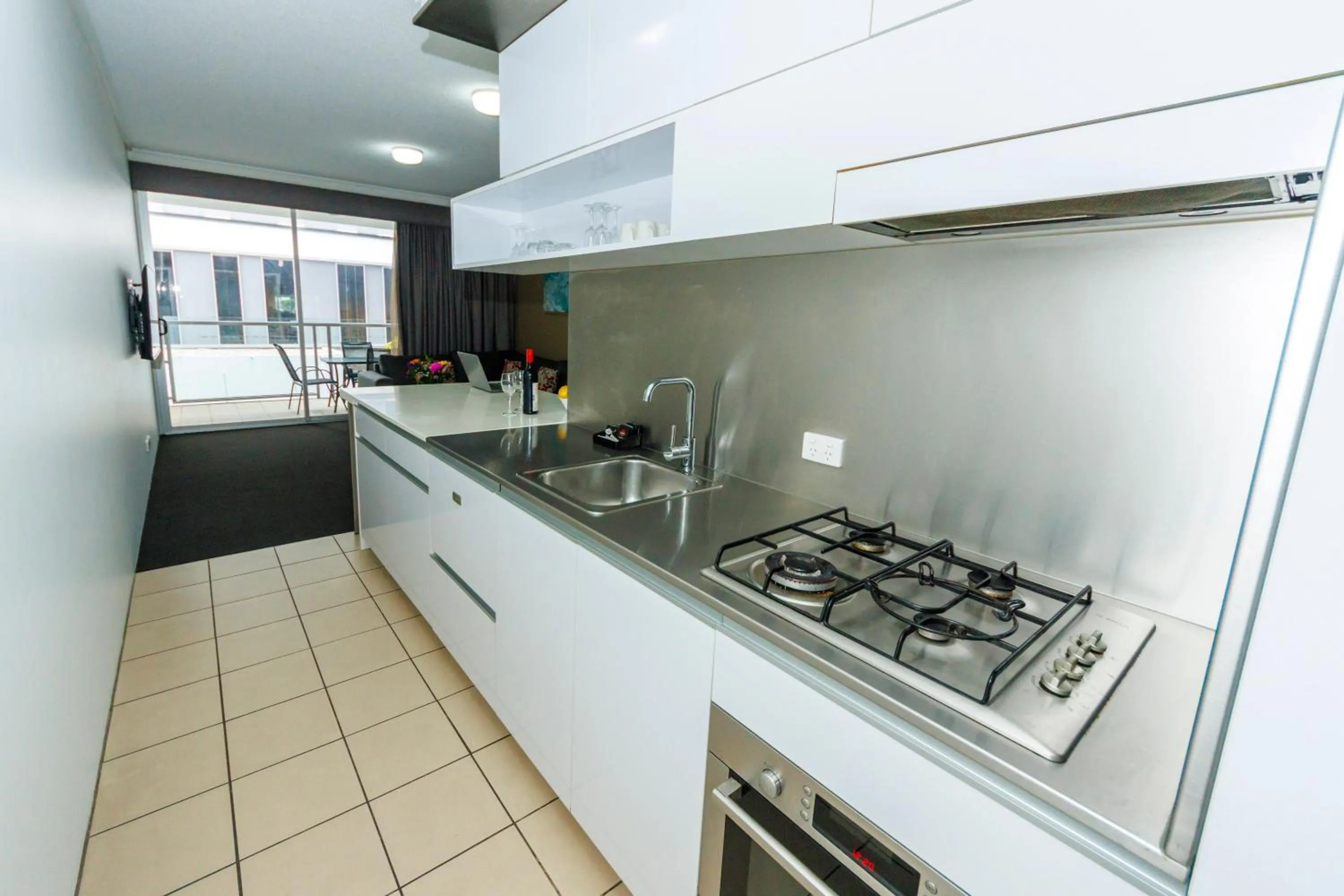 kitchen in The Miro Apartments
