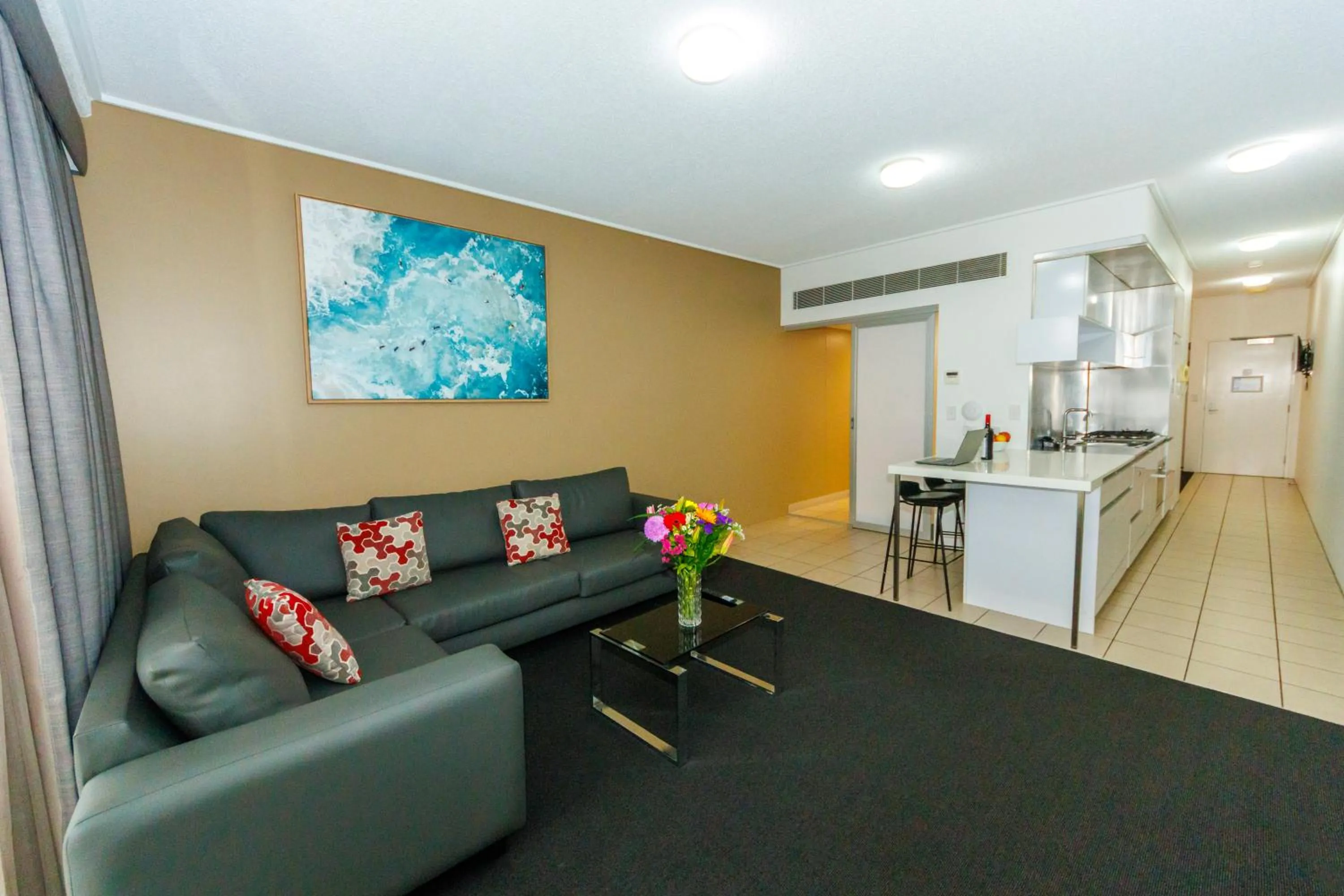 Living room in The Miro Apartments