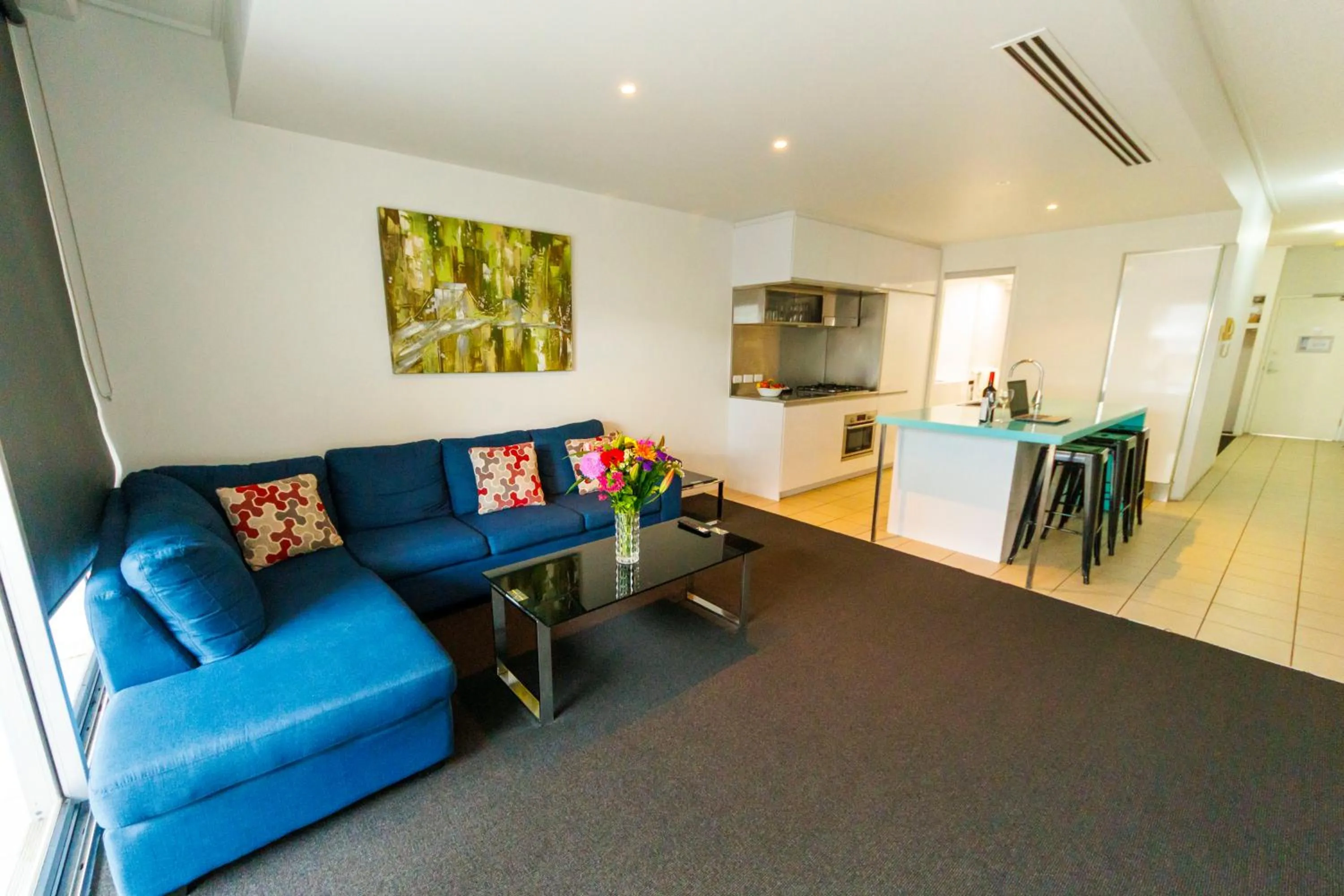 Living room in The Miro Apartments