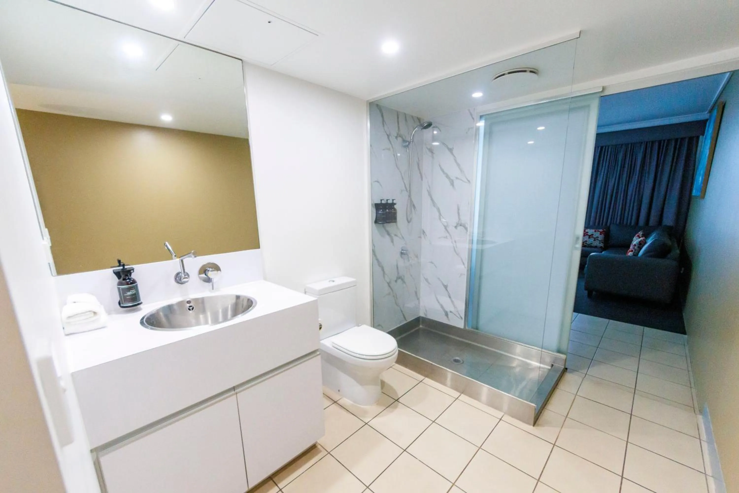 Shower in The Miro Apartments