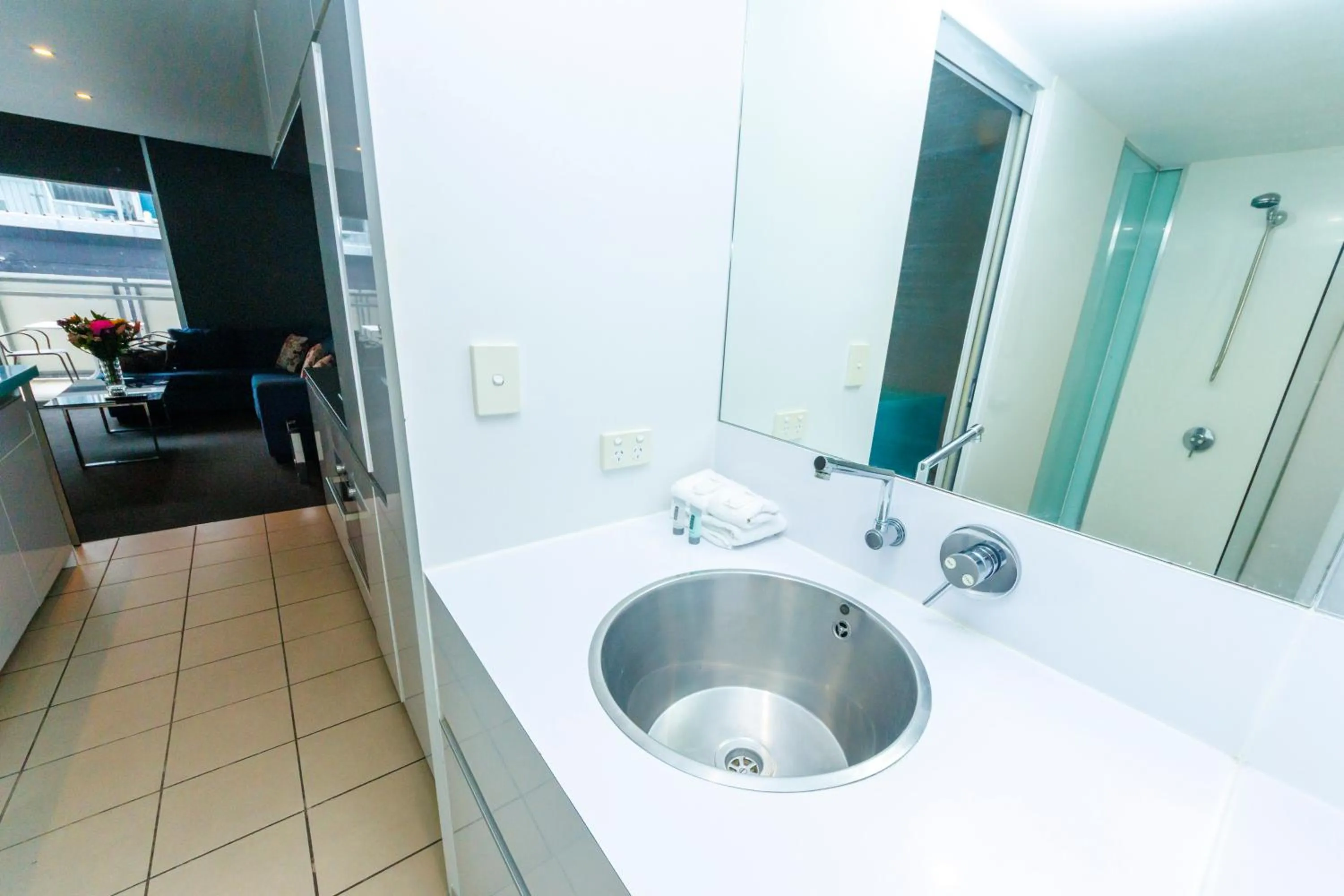 Bathroom in The Miro Apartments