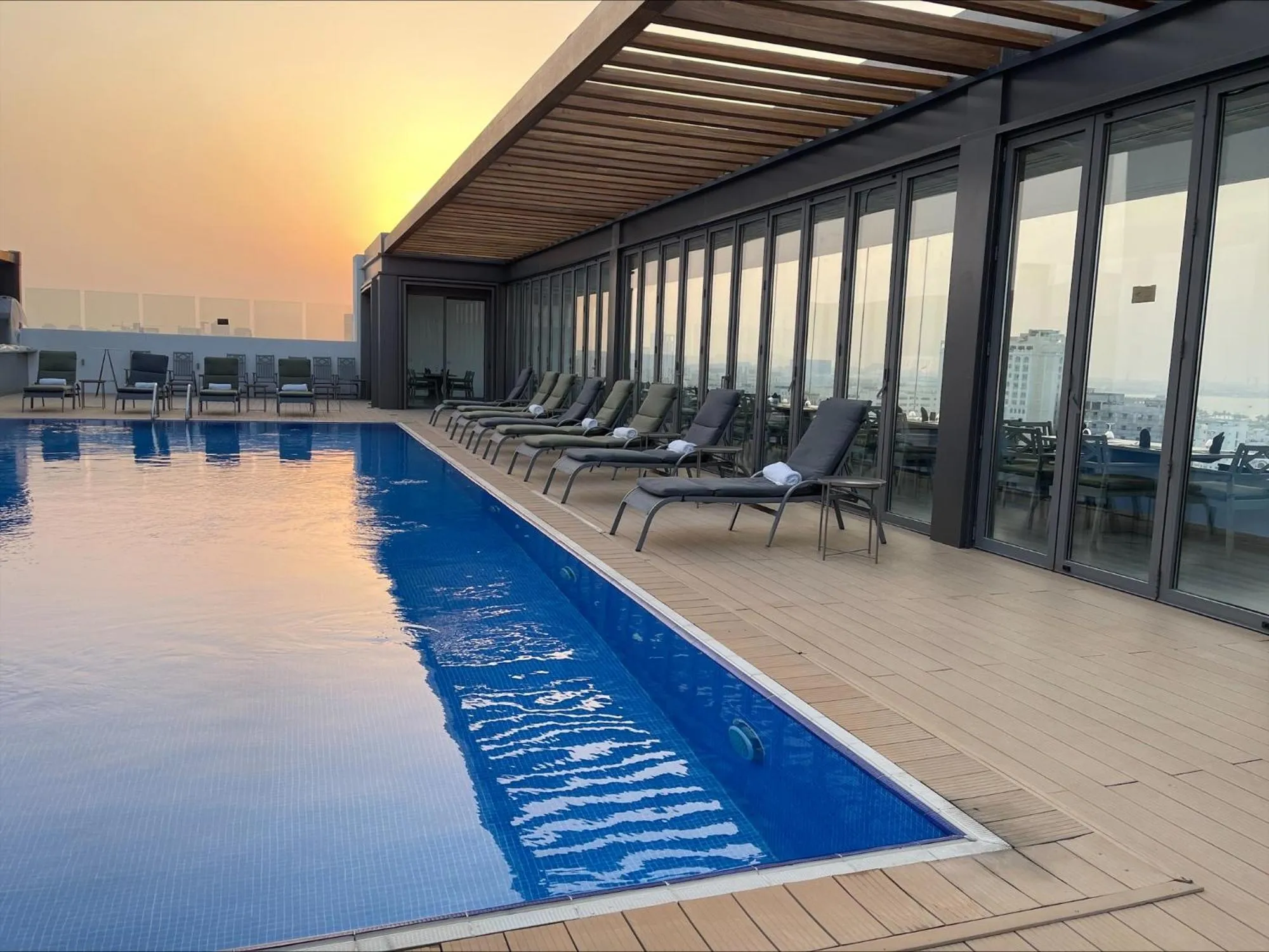 Swimming pool in K108 Hotel Doha