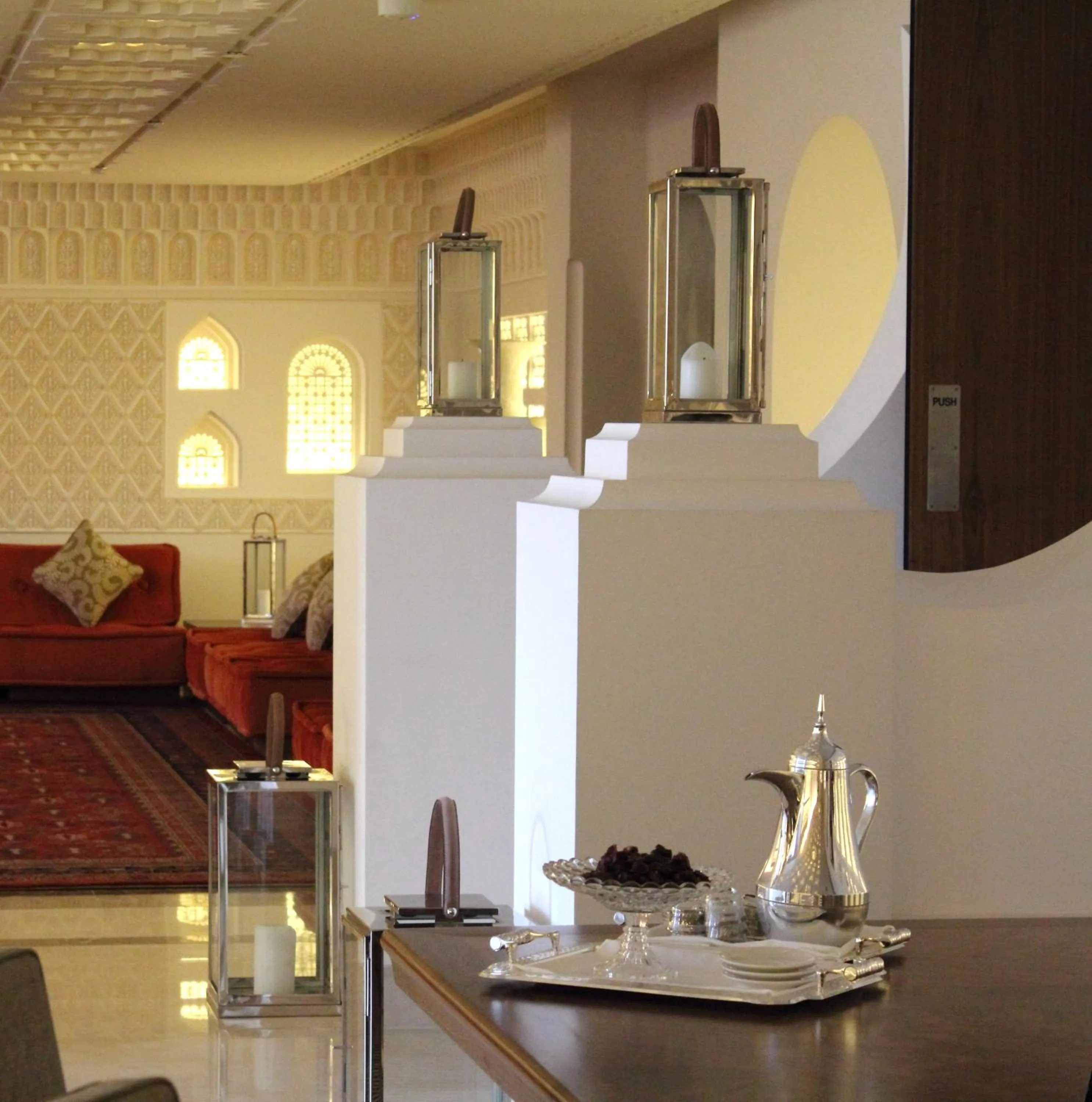 Seating area in K108 Hotel Doha