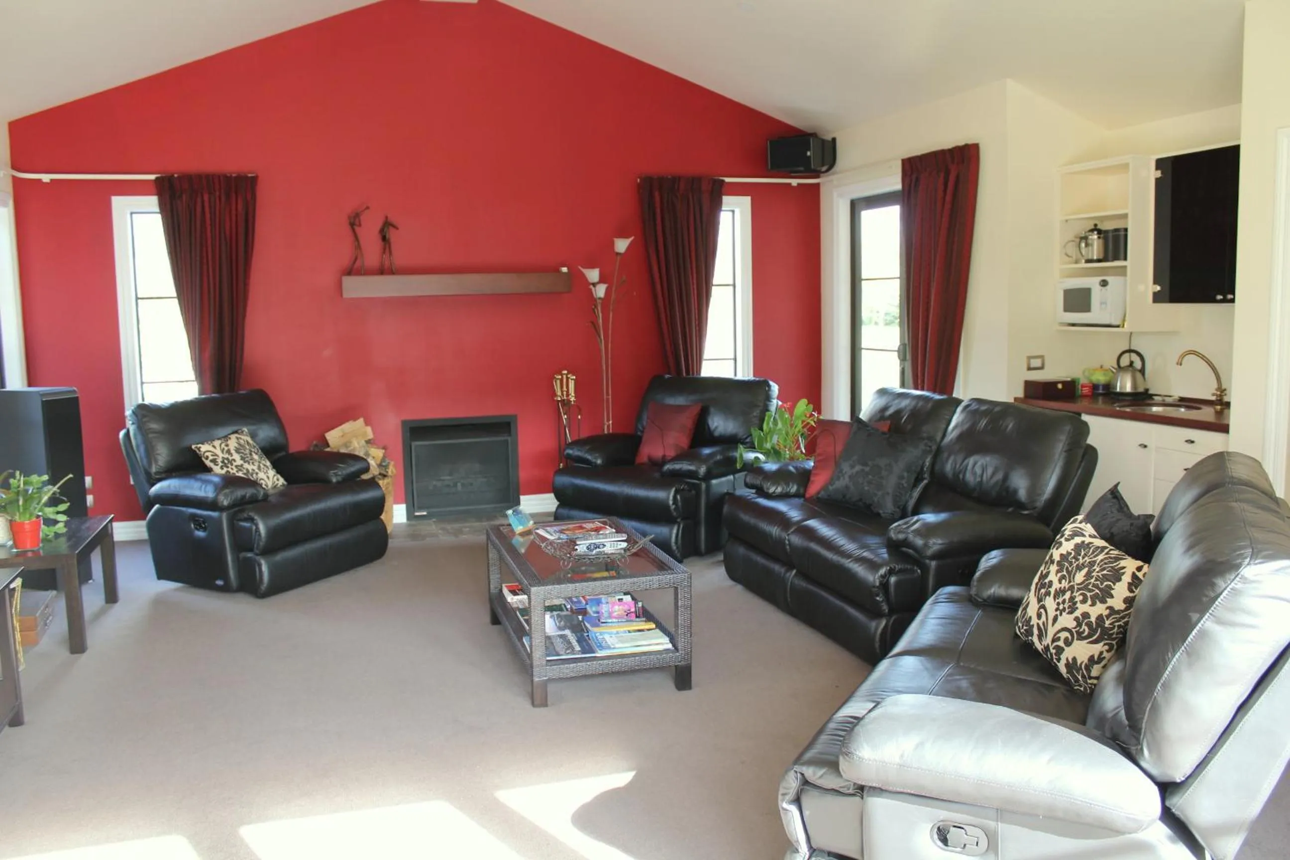 Living room in The Summit Lodge