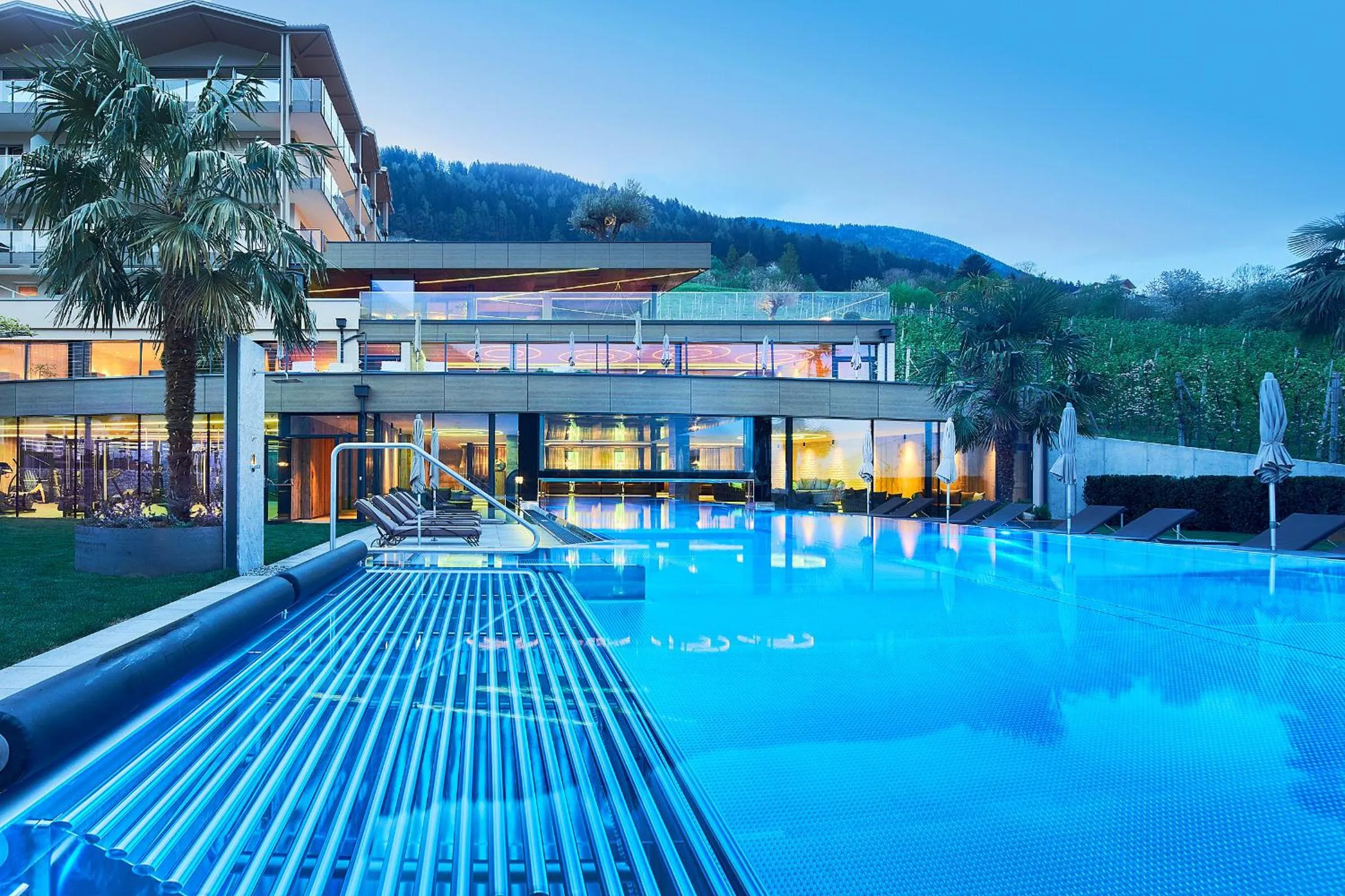 Hot Tub in Hotel Das Sonnenparadies