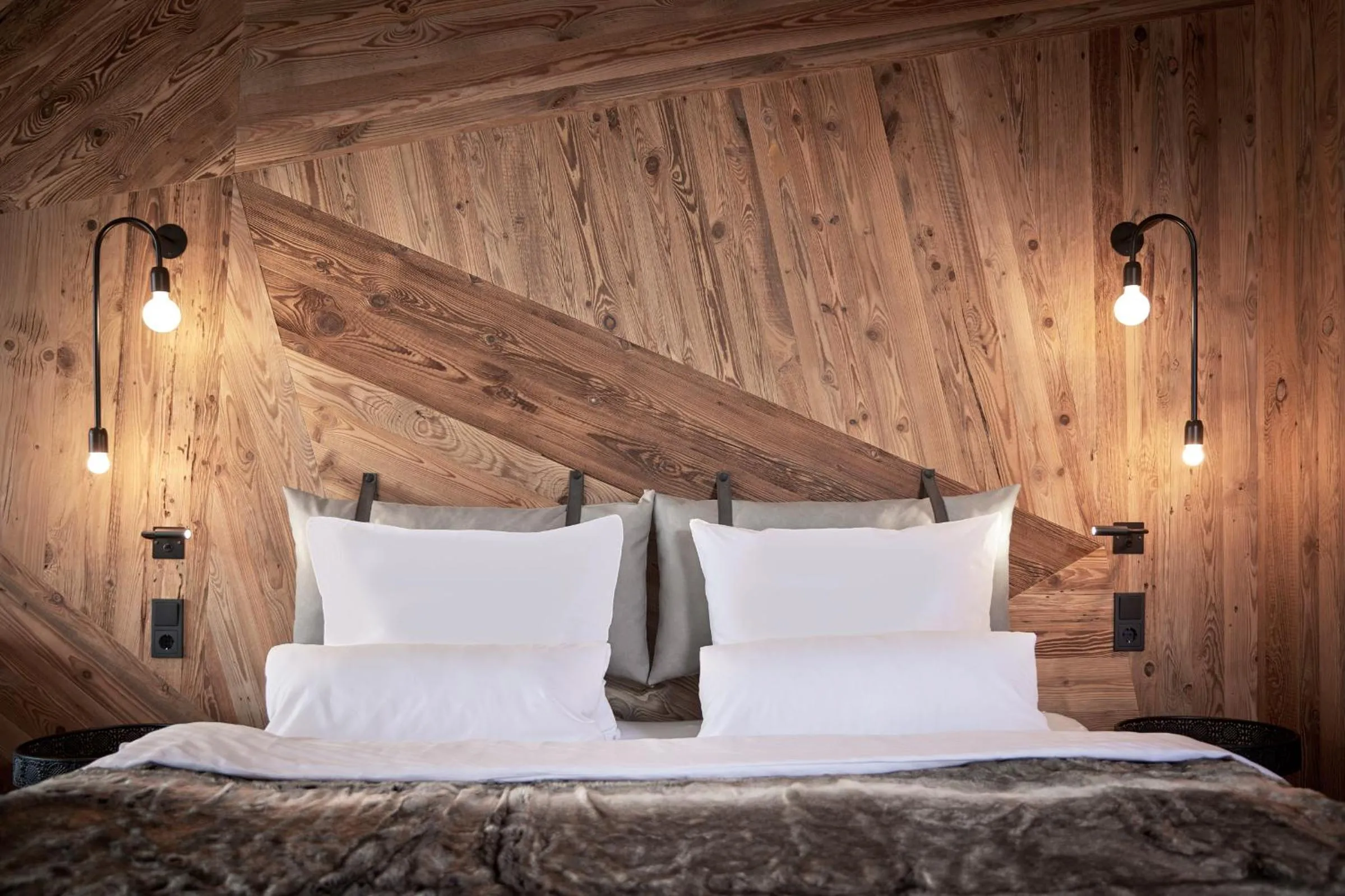 Bed in Hotel Das Sonnenparadies