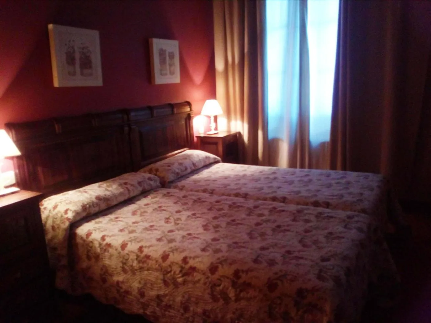 Bed in Hotel Rural El Jardin de la Hilaria